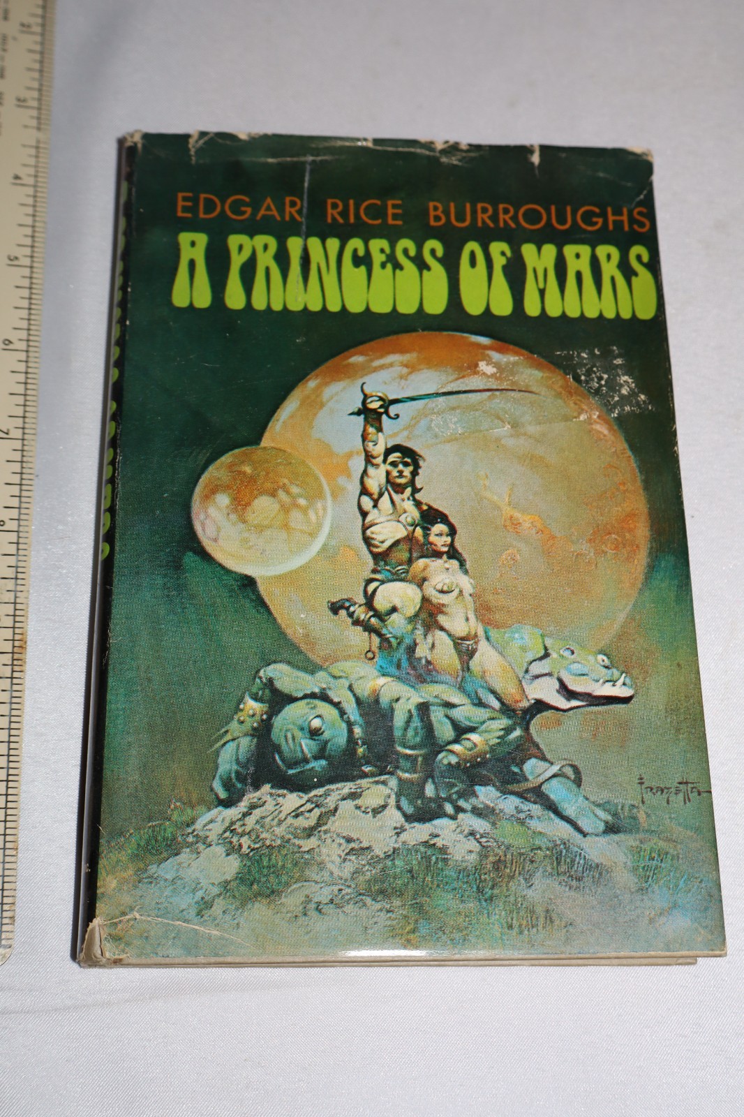 A Princess of Mars Edgar Rice Burroughs 1970 HC DJ Frazetta BCE John Carter