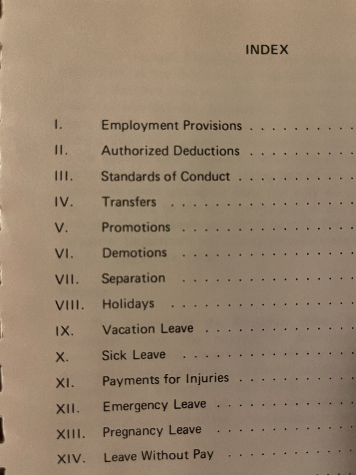 Personnel Handbook House of Representatives Texas 1974 Fields/Saucedo