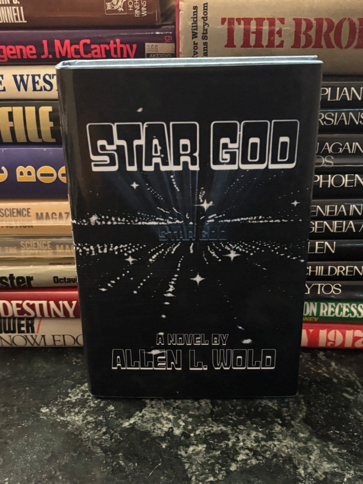STAR GOD by ALLEN L. WOLD / VTG HCDJ 1980