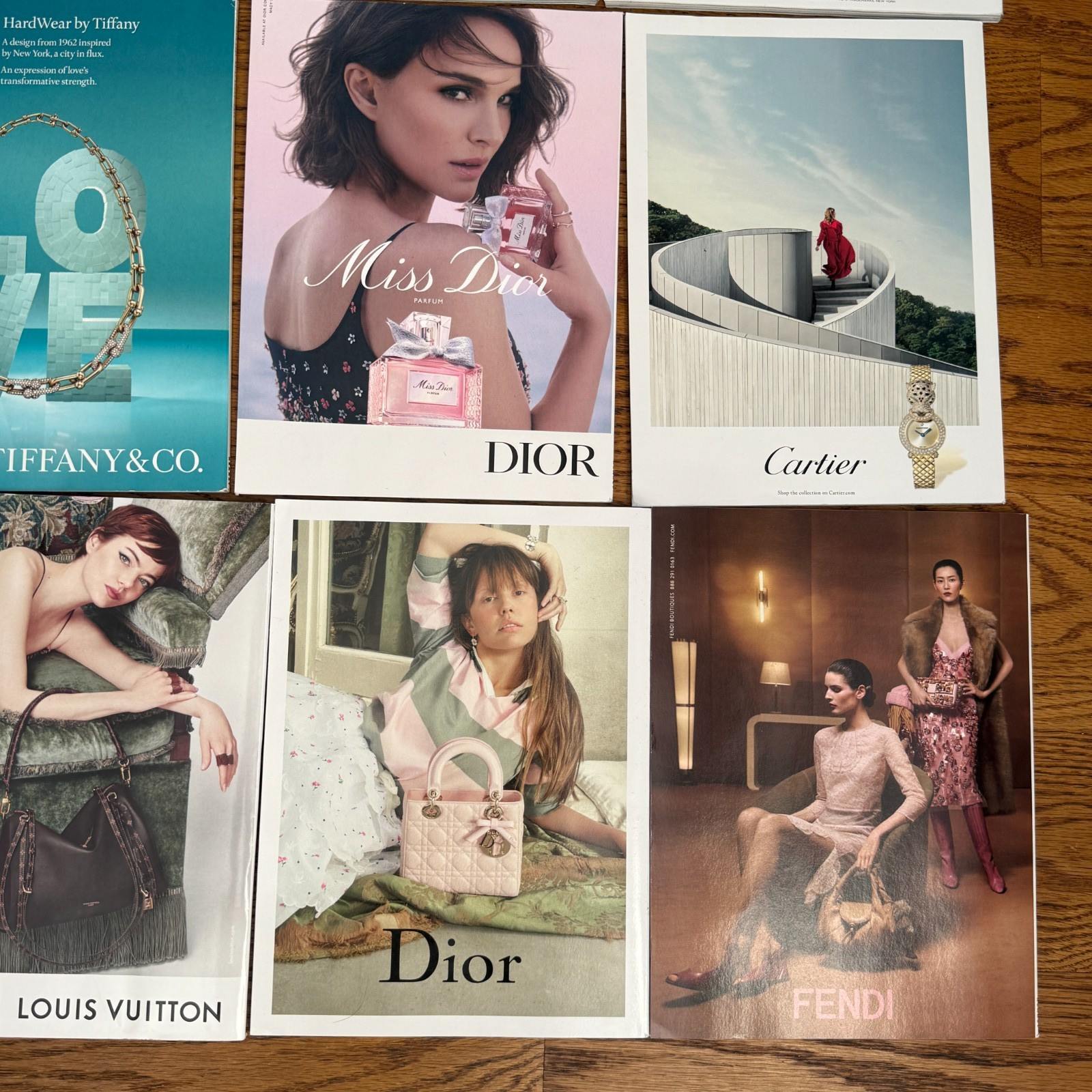 LOT OF 9 ELLE MAGAZINE 2025 COMPLETE YEAR FASHION STYLE CELEBRITY