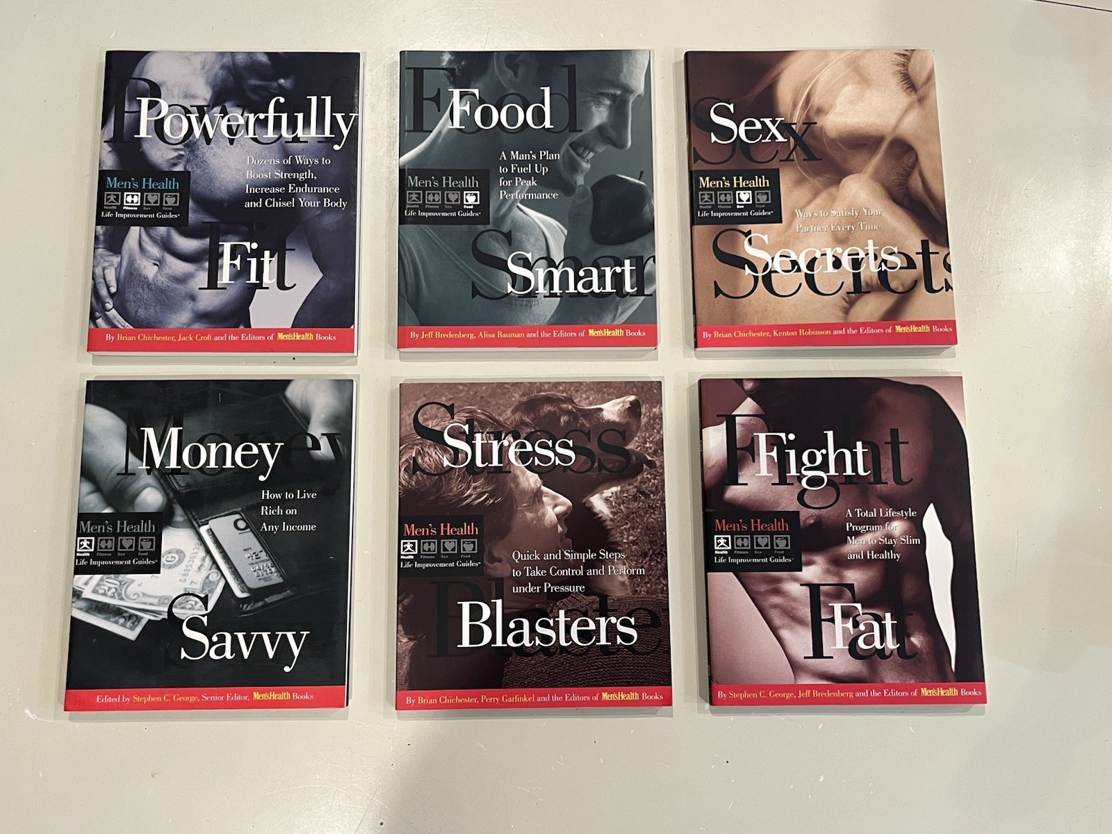 Men’s Health Life Improvement Guides Books Set Of 6 Fitness Health Sex Food