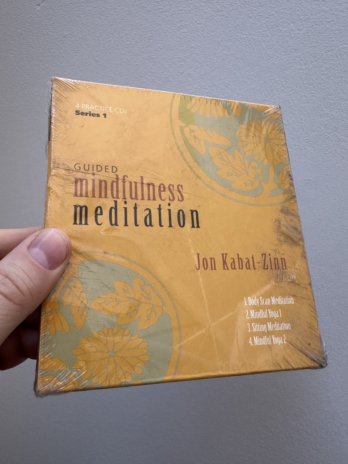 Guided Mindfulness Meditation by Jon Kabat-Zinn Series 1 2002 4 Discs NEW SEALED