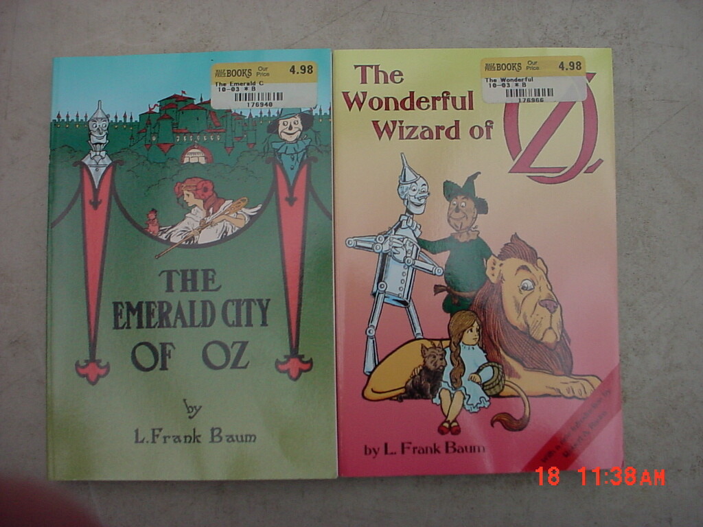 10 Volumes of OZ Paperbound by L. Frank Baum
