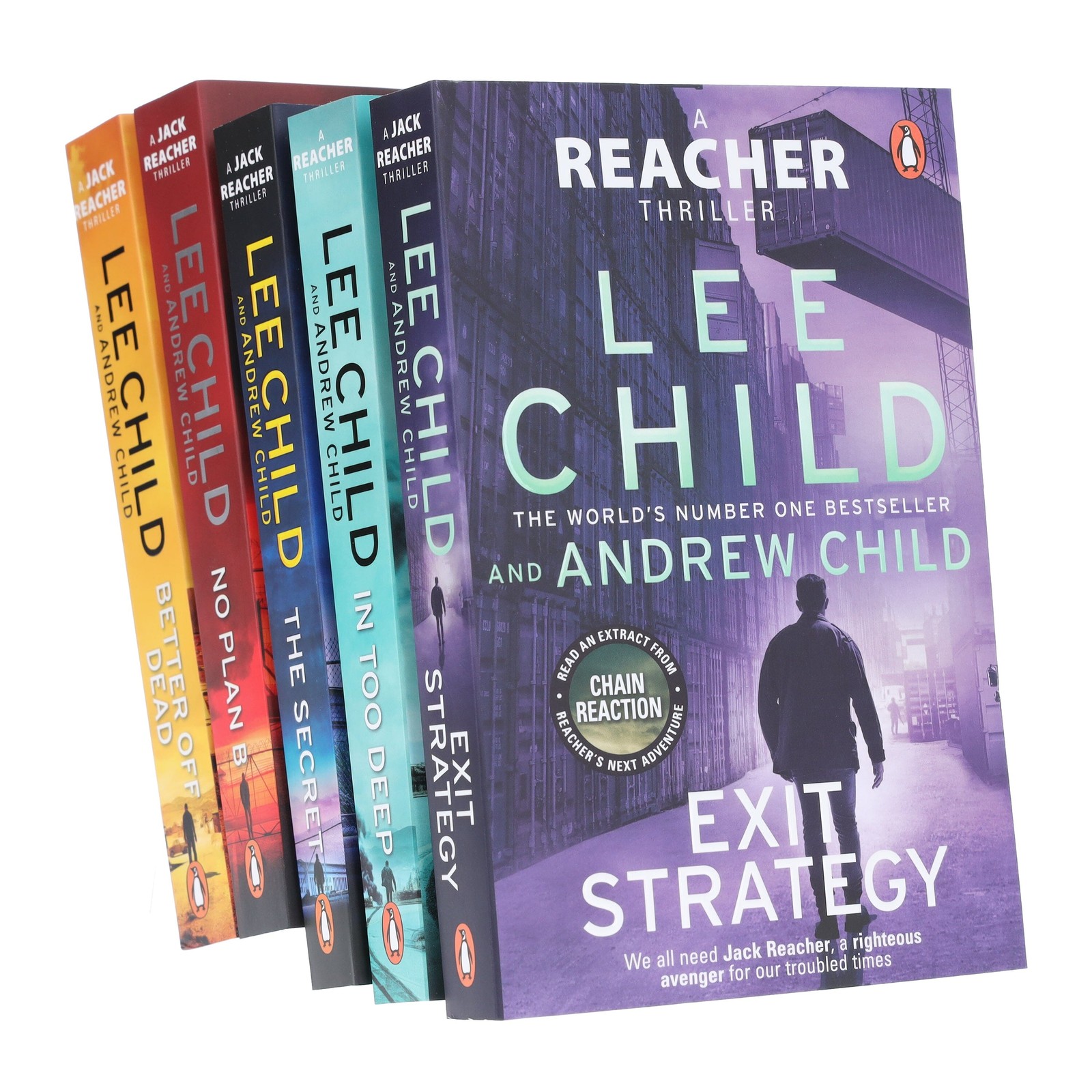 Jack Reacher Series (Books 26-30) by Lee & Andrew Child 5 Books Set – Fic – PB
