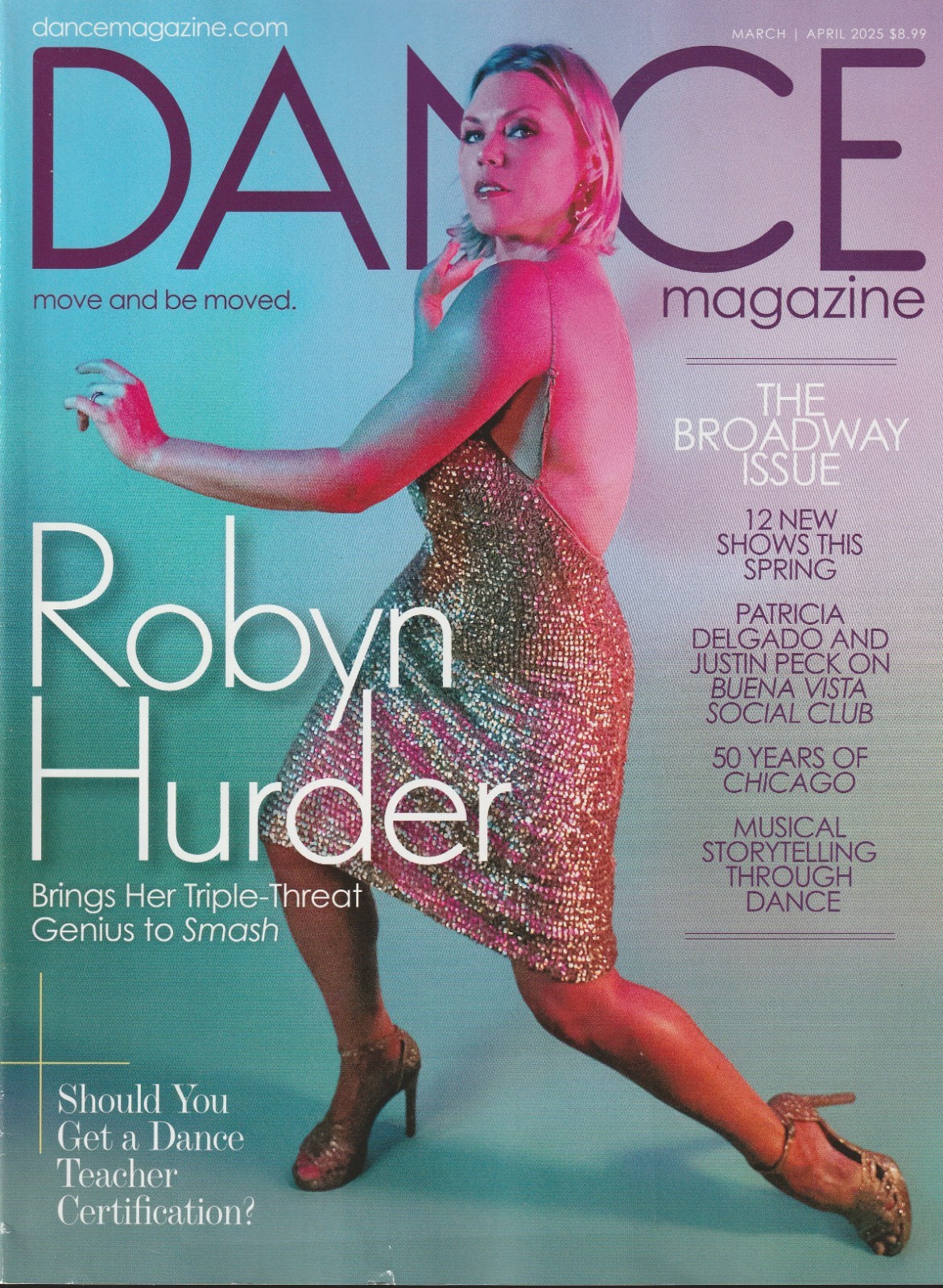 Dance Magazine March/April 2025 Robyn Hurder – The Broadway Issue