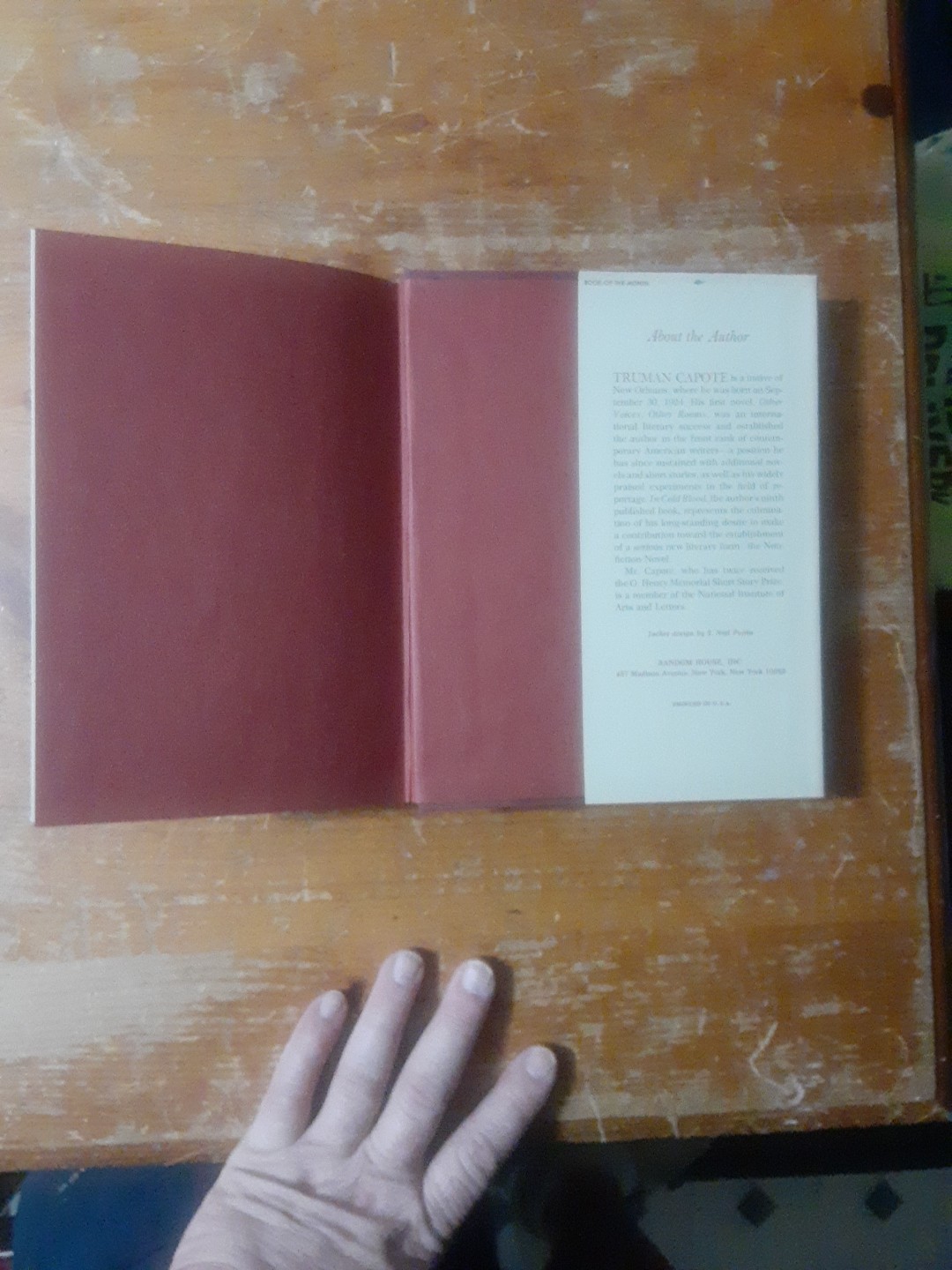 In Cold Blood by Truman Capote (1st Edition/First Printing, hardcover)