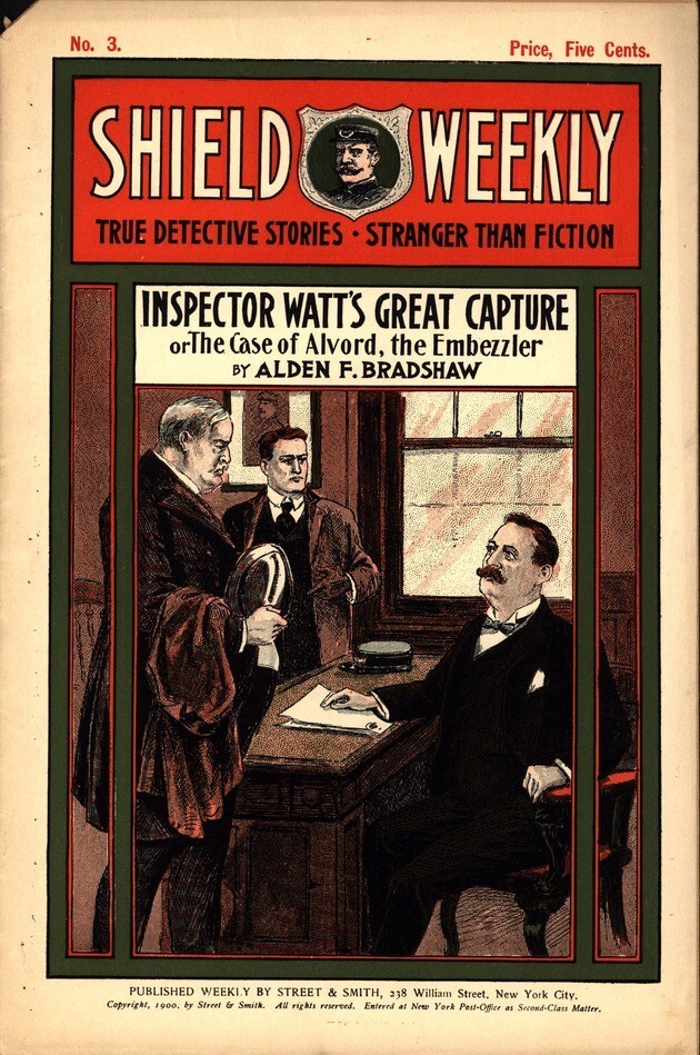 SHIELD WEEKLY DETECTIVE MAGAZINE 22 Classic Issue Collection On USB Flash Drive