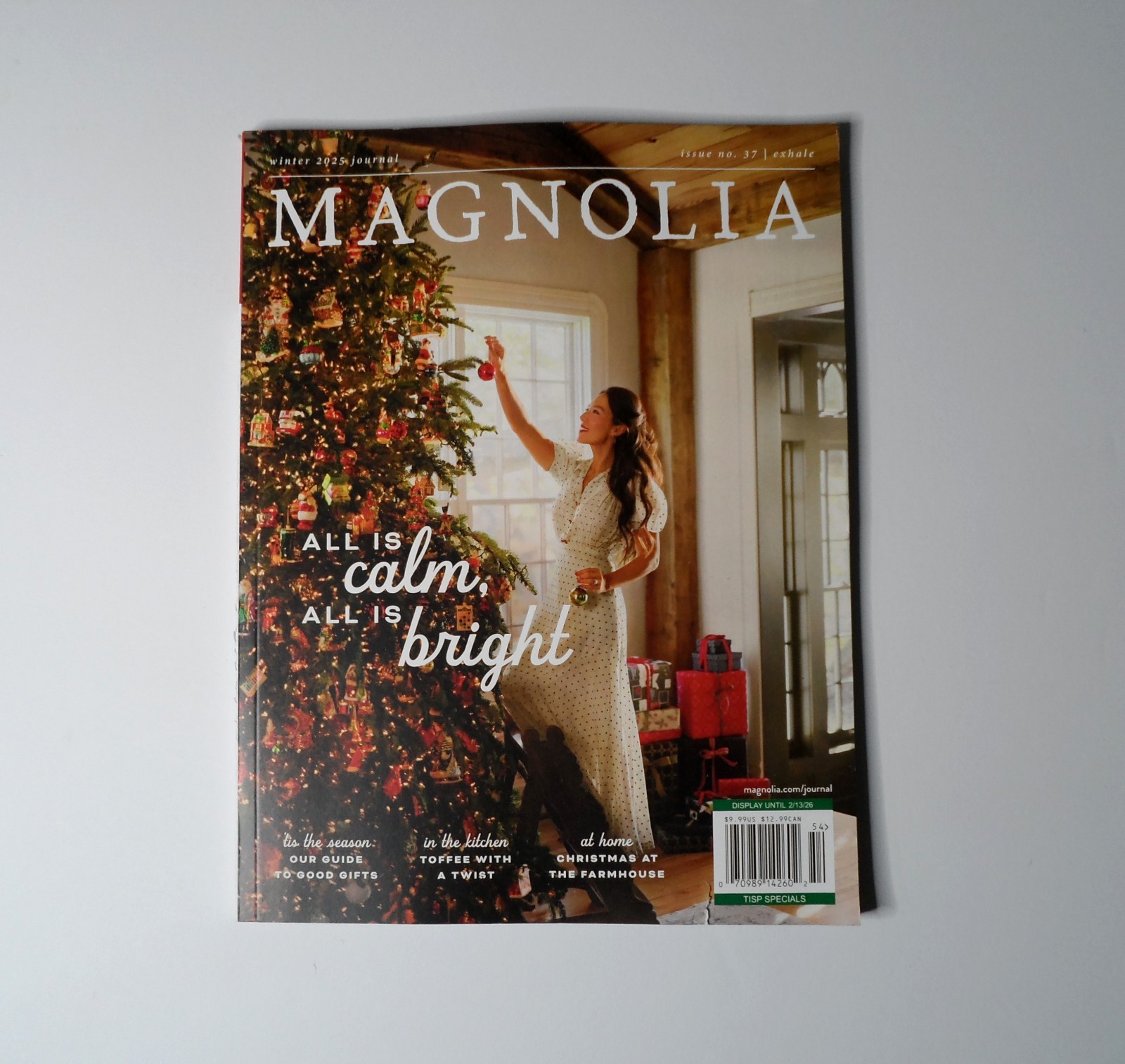 Magnolia Winter 2025 Journal Magazine Issue 37 Exhale *NEW* Christmas Holidays