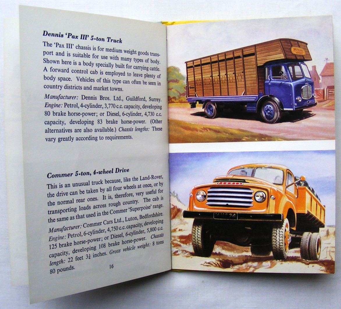 Ladybird Book – Commercial Vehicles-Recognition Series 584-Good/VGC +FREE COVER+