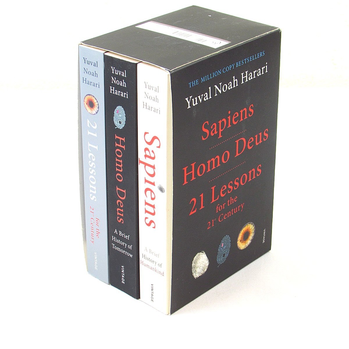 Yuval Noah Harari Sapiens Home Deus 21 Lessons 3-Volume PB Boxed Set