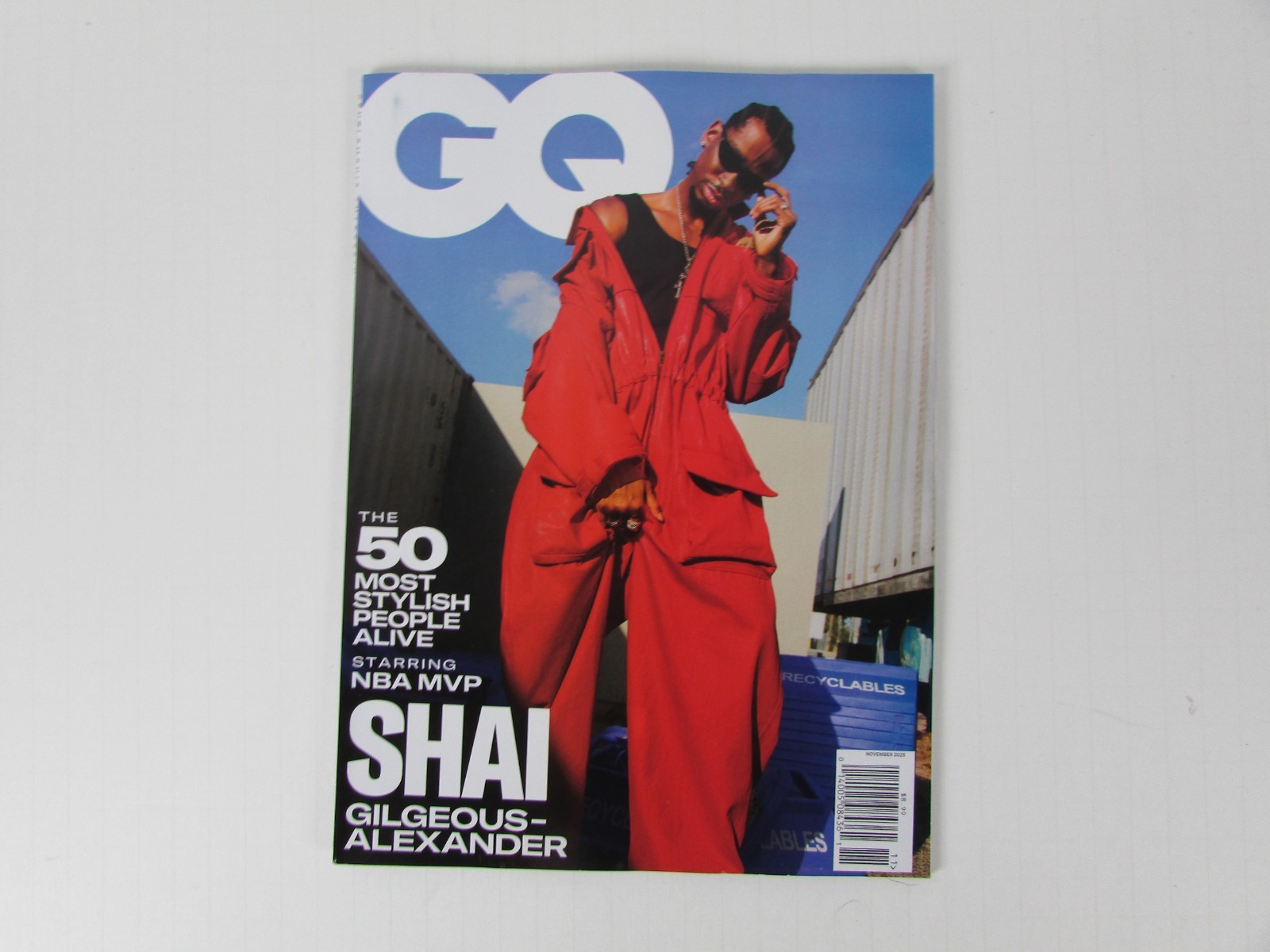 GQ Magazine November 2025 Shai Gilgeous-Alexander NBA Cover BRAND NEW