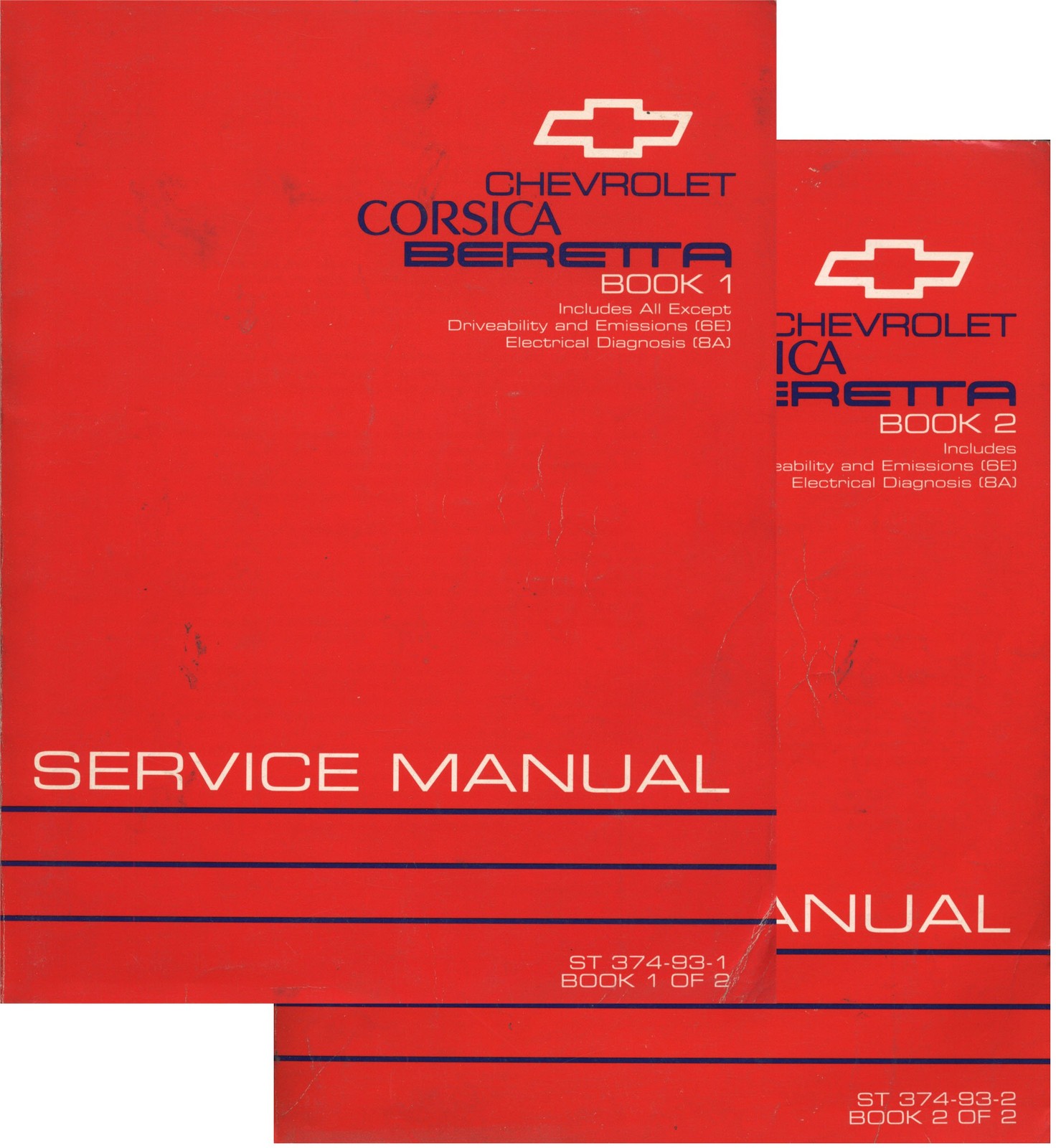 1993 Chevrolet Corsica Beretta Service Manual (2 Volume Set)
