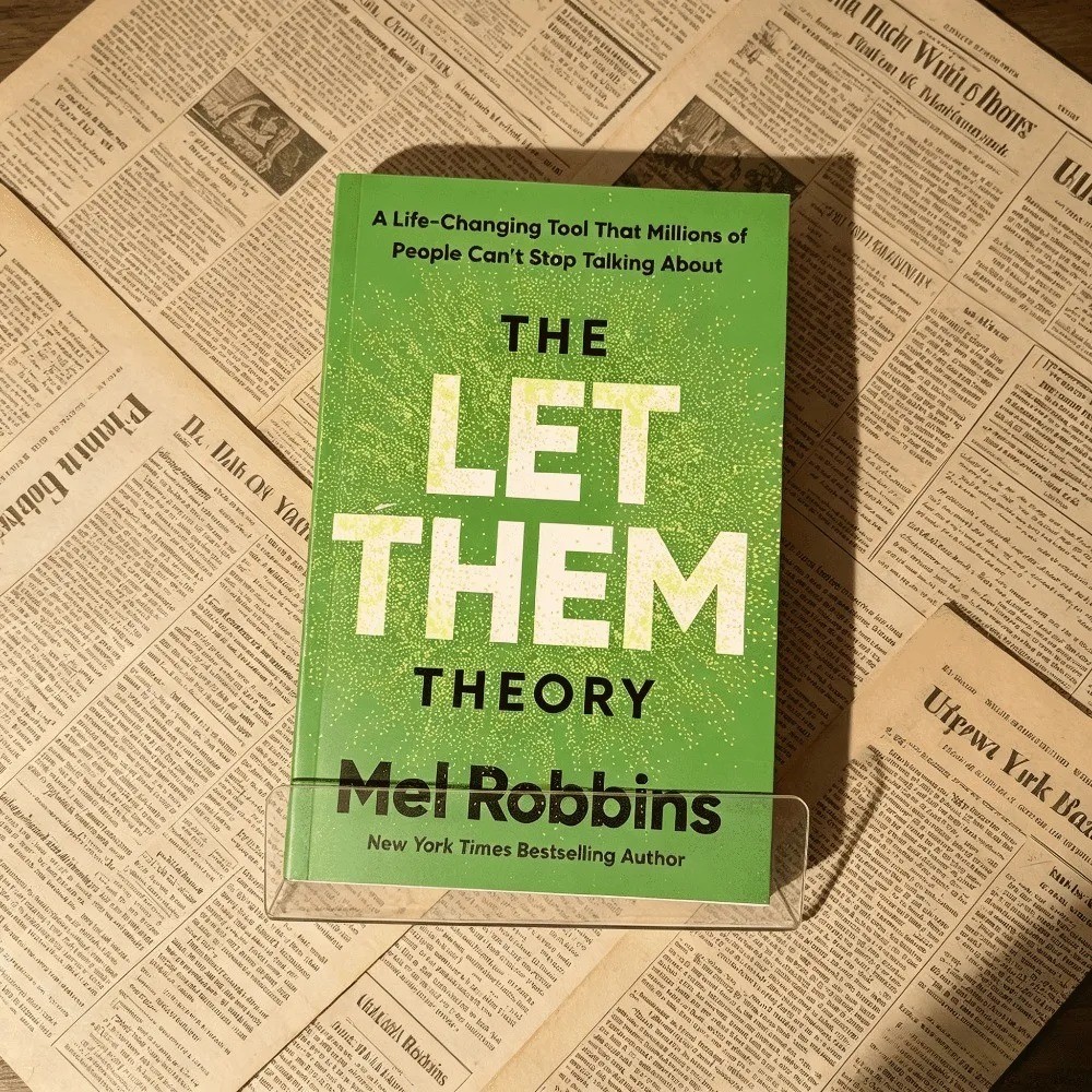 The Let Them Theory by Mel Robbins Hardcover Self Help Motivation Book