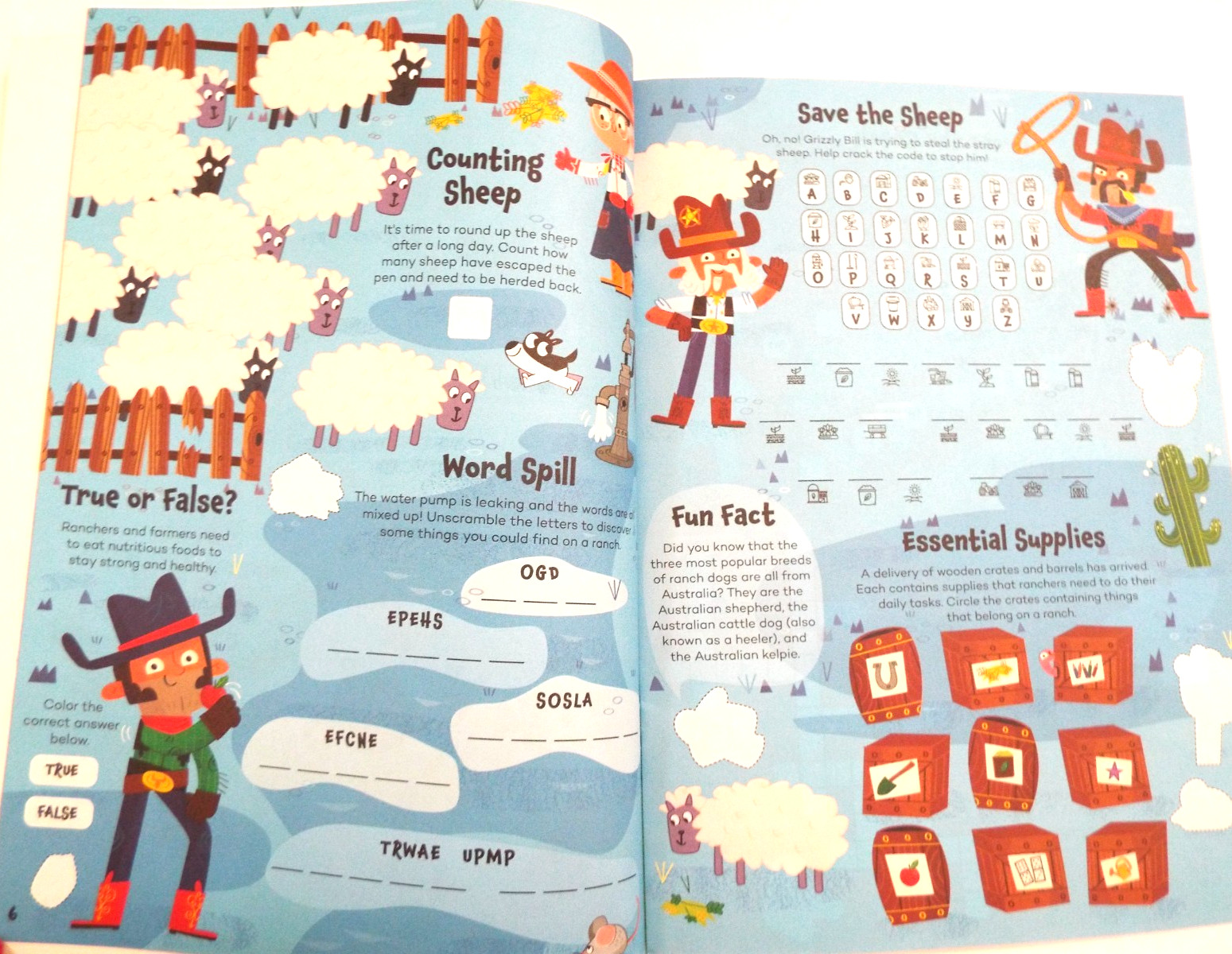 2 new Farm Sticker Activity Books: I am a Rancher Hero & 4 Farm Sticker Puzzles