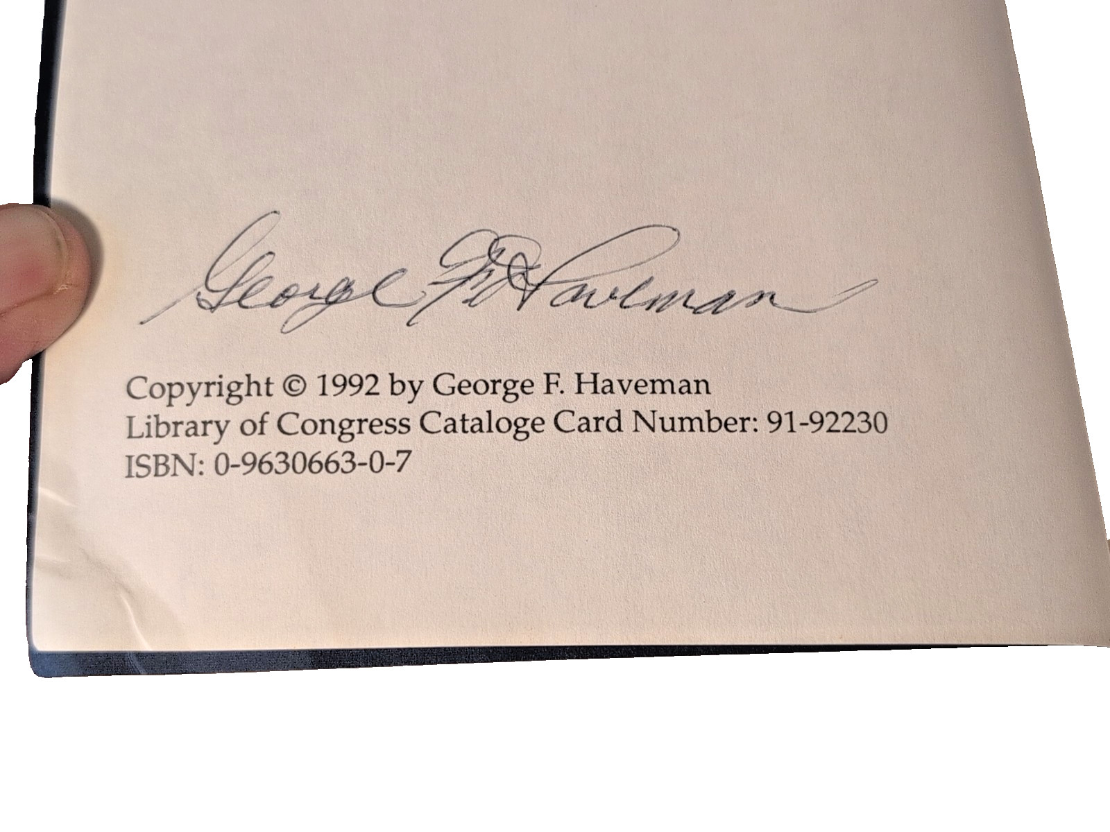 Bible, Ballad of the Bible – Paperback By Haveman, George F – Signed