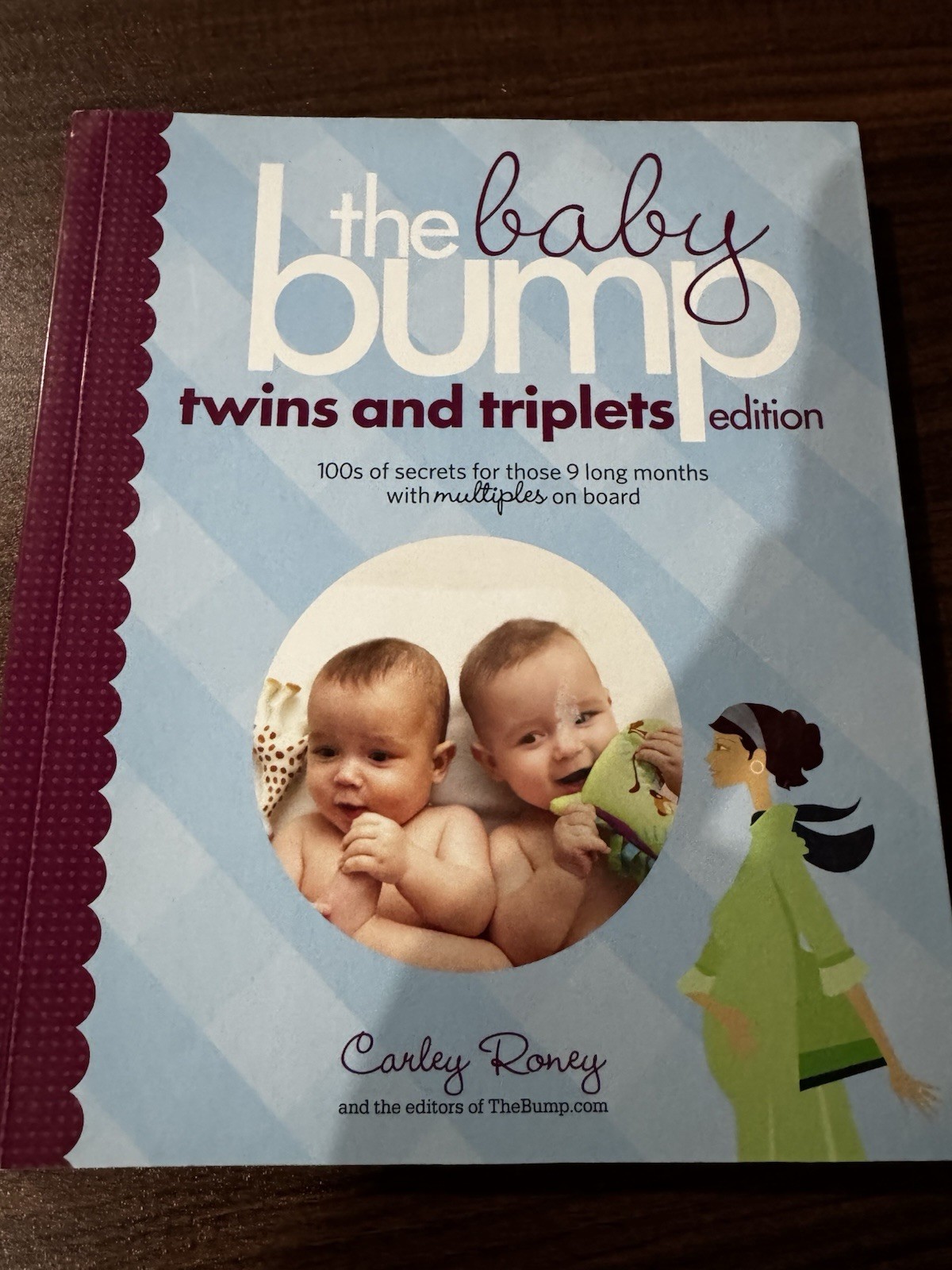 The Baby Bump Twins and Triplets Edition Hardcover by Carley Roney Parenting