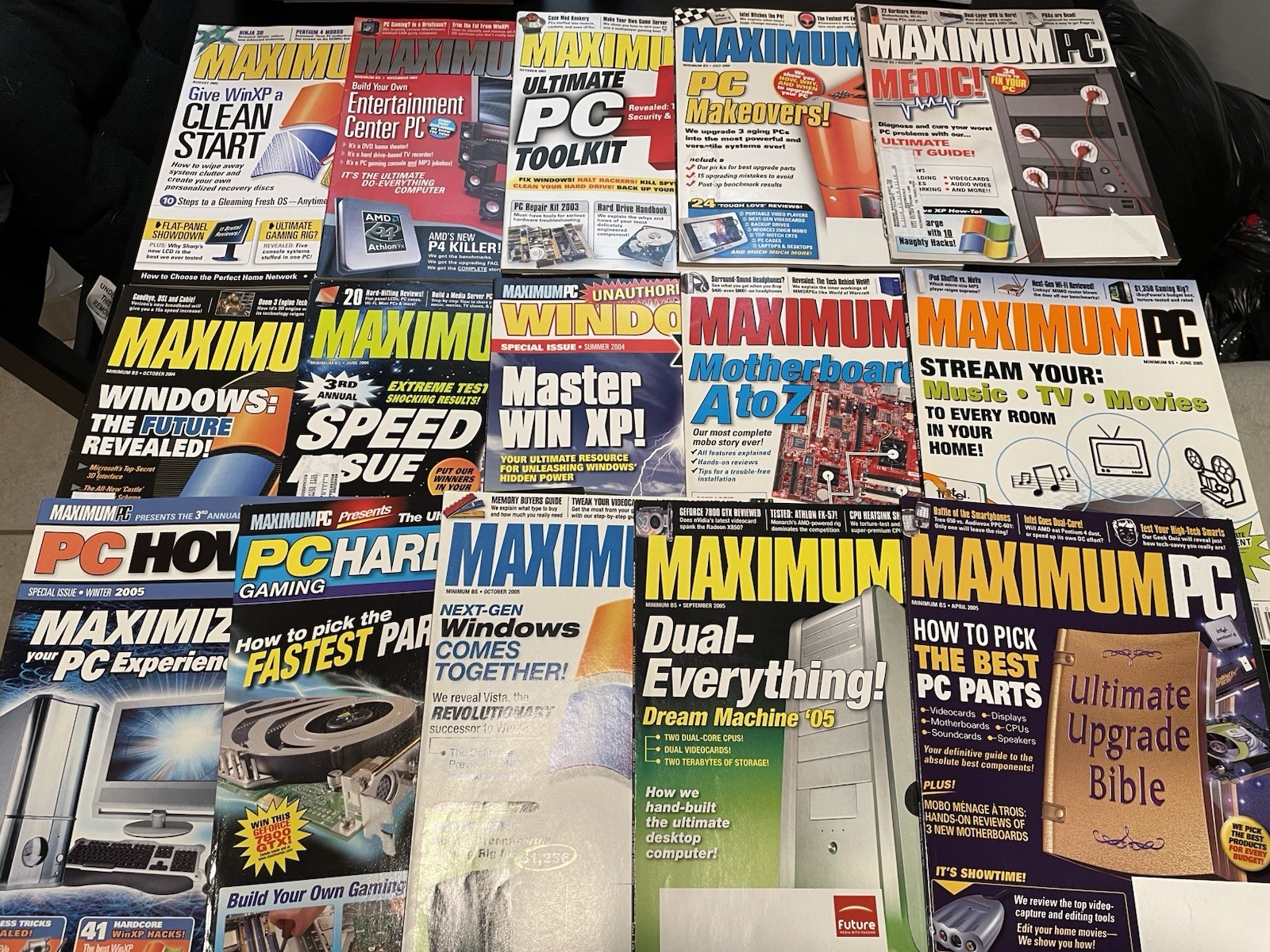 LOT of 22 Maximum PC Magazine 2002 2003 2004 2005