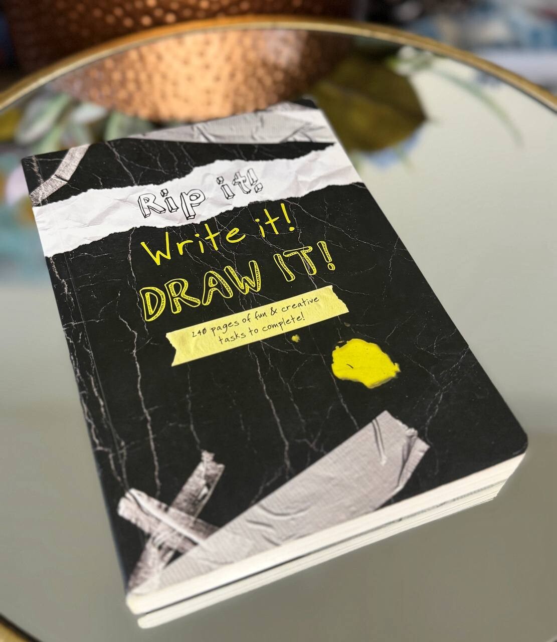 Rip it! Write it! Draw it! 240 pages of fun & creative tasks to complete! Sketch