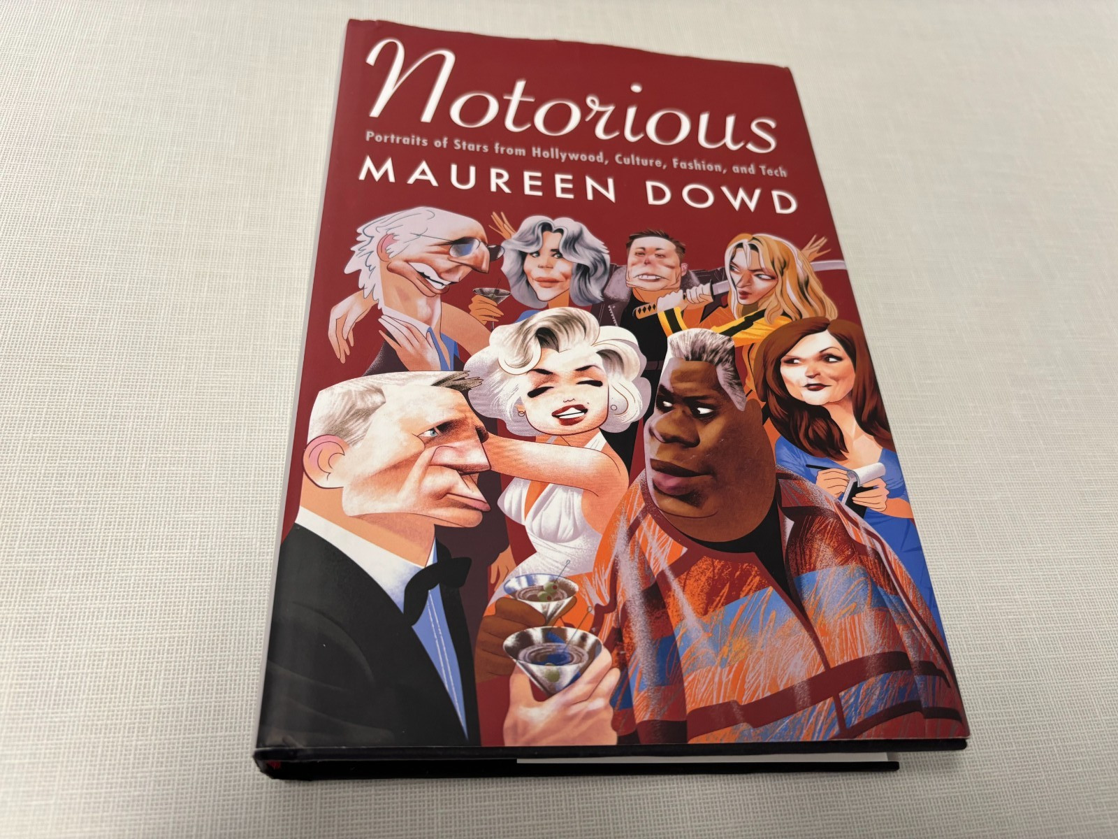 Notorious Maureen Dowd SIGNED interviews Tina Fey Larry David LN 1st LN 25 hdbk