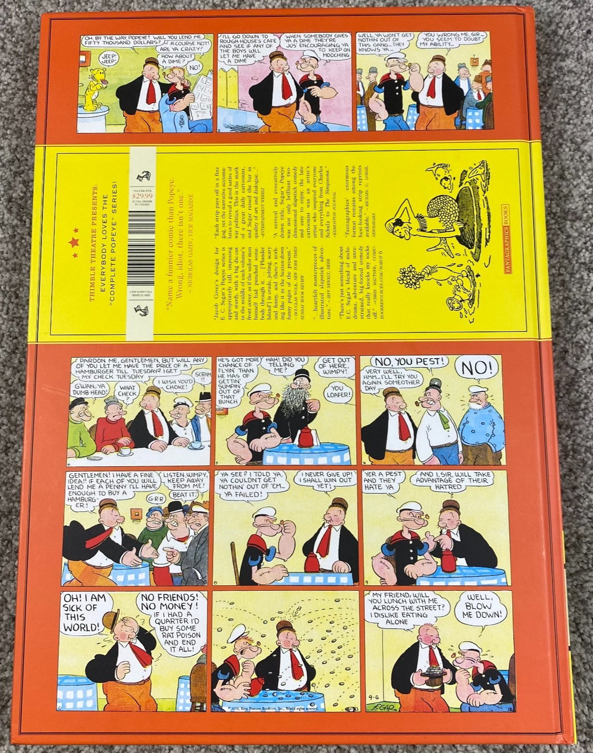 POPEYE – E.C. Segar’s Popeye #5 – Wha’s a Jeep? (Fantagraphics Books March 2011)