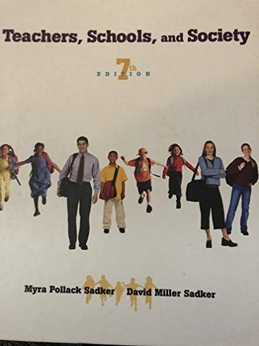Teachers Schools Society, Sadker, Myra P.