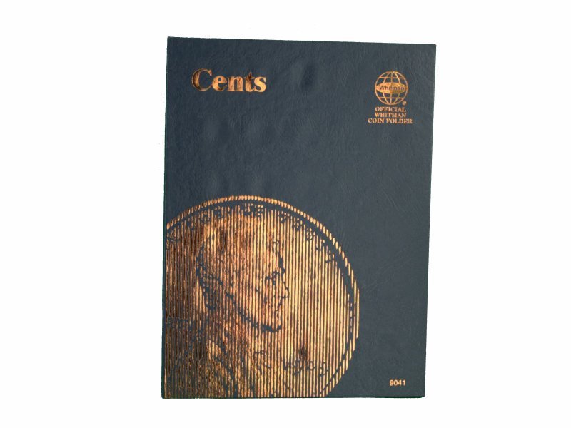 Whitman Coin Folder/Album, Plain Cent/Penny, No Dates 90 openings