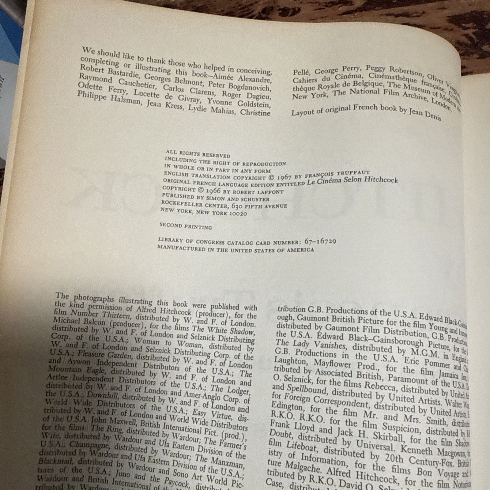 Hitchcock Truffaut, by Francois Truffaut – 1967 – 1st, Vintage HC Book DJ