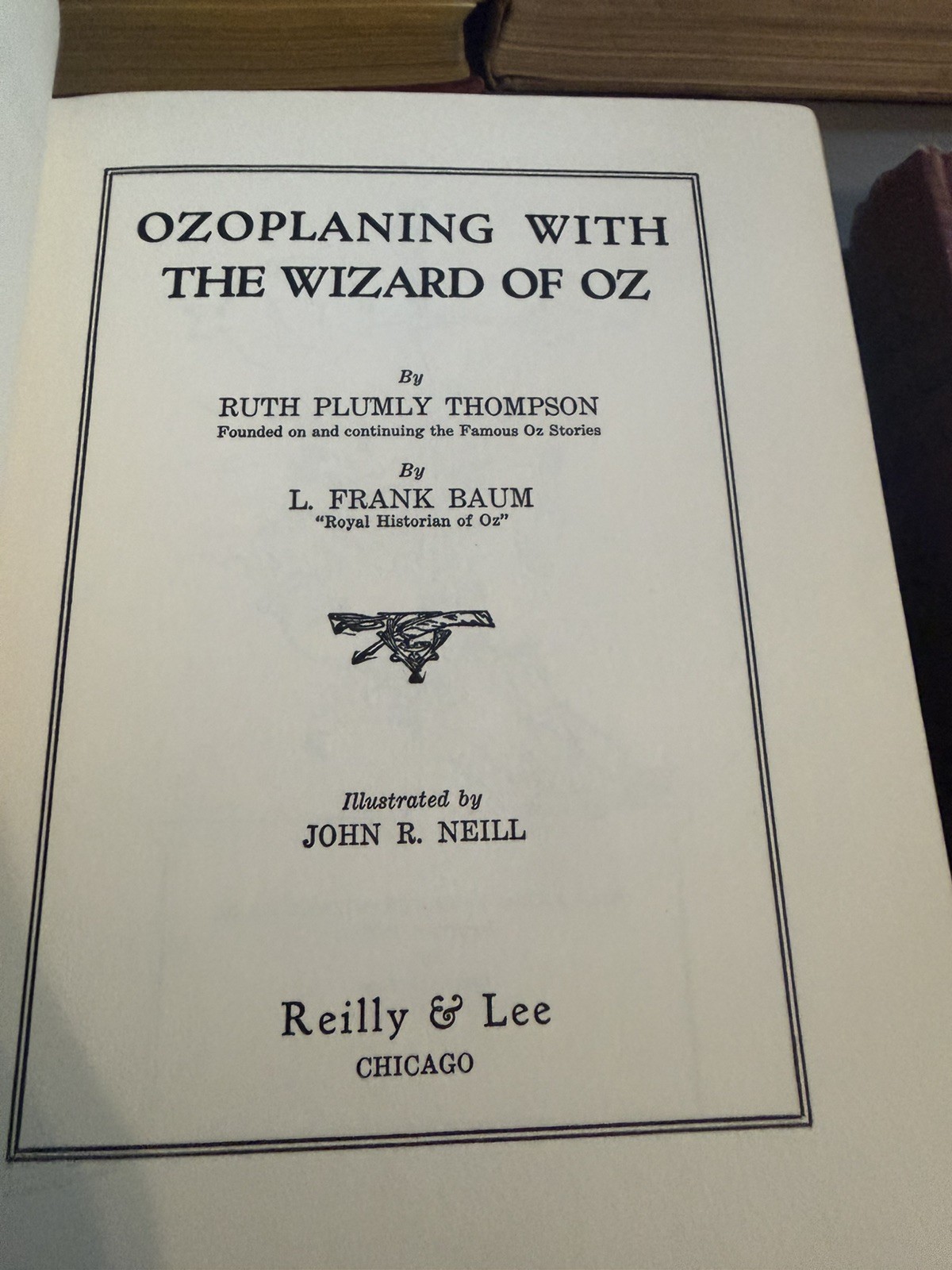 4 Lot Bundle Collection Antiquarian Antique Vintage L Frank Baum OZ Books HB