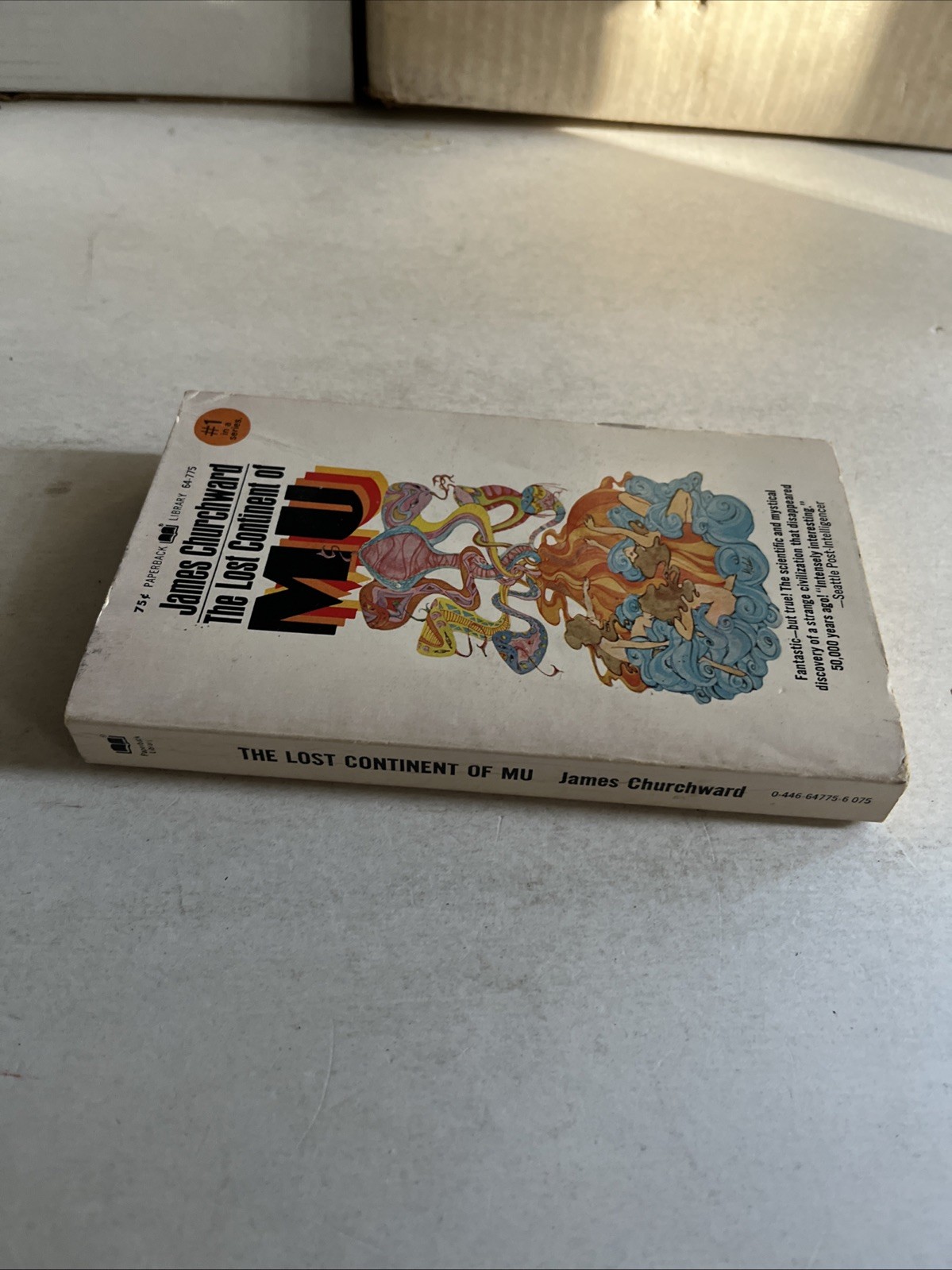 THE LOST CONTINENT OF MU by James Churchward PB PL 1972 8th Print Good