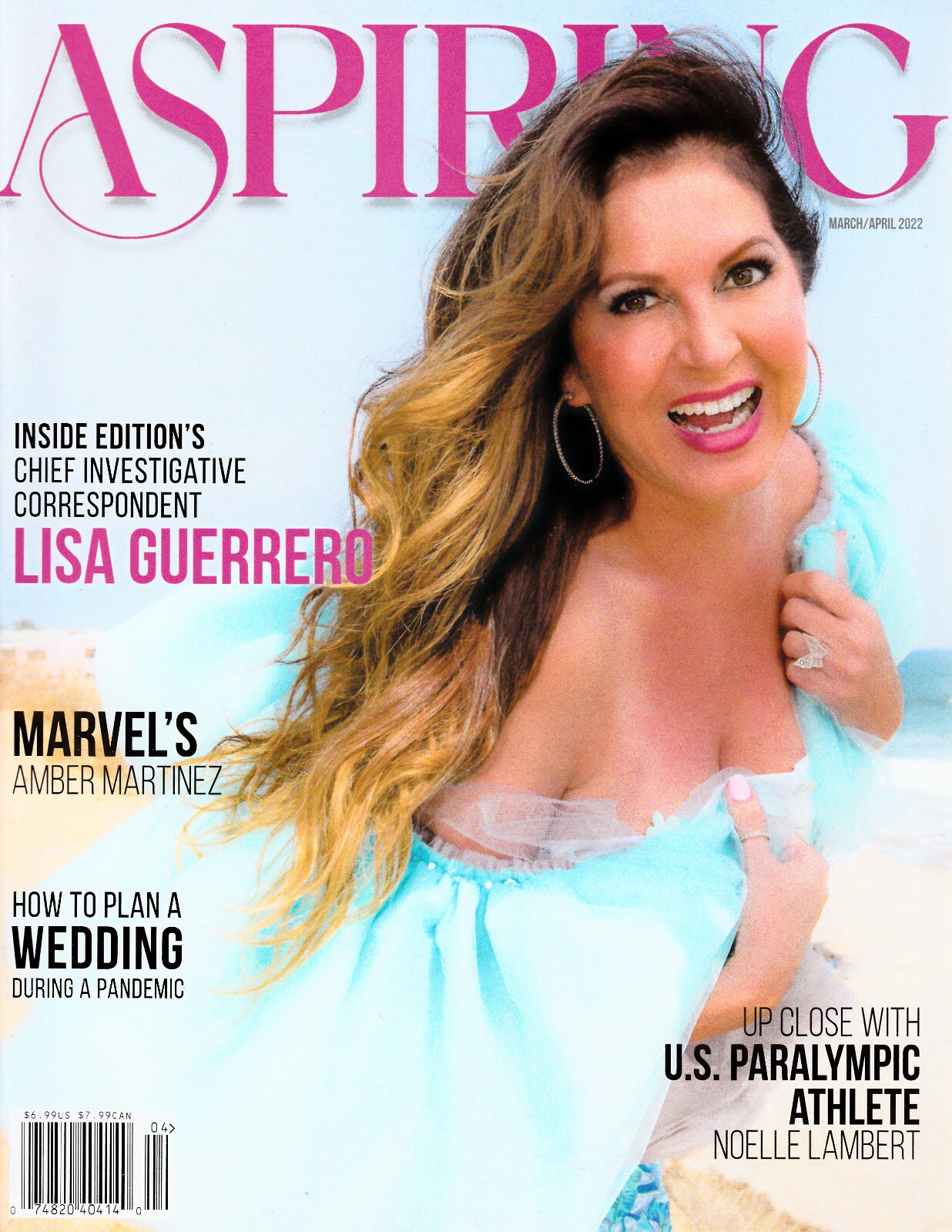Aspiring Magazine, Lisa Guerrero March / April, 2022