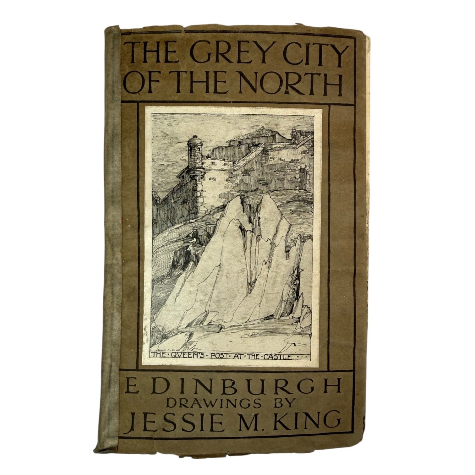 1925 Jessie M King The Grey City of the North Book of Drawings Edinburgh