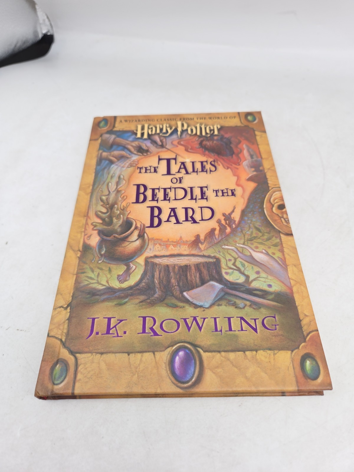 Harry Potter The Tales Of Beedle The Bard J K Rowling 1st Edition Auto Signed