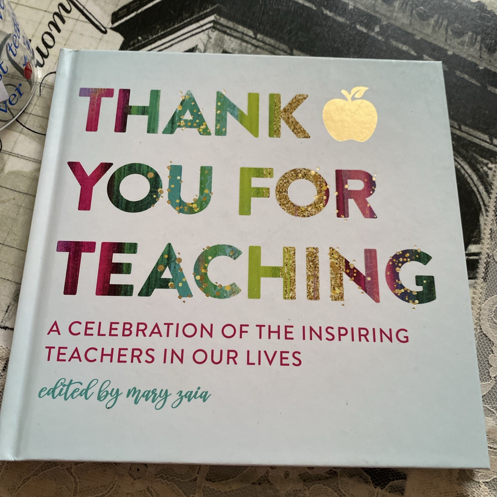 Thank You For Teaching Teacher Appreciation Book 20 Oz Tumbler Lot-Both NEW!