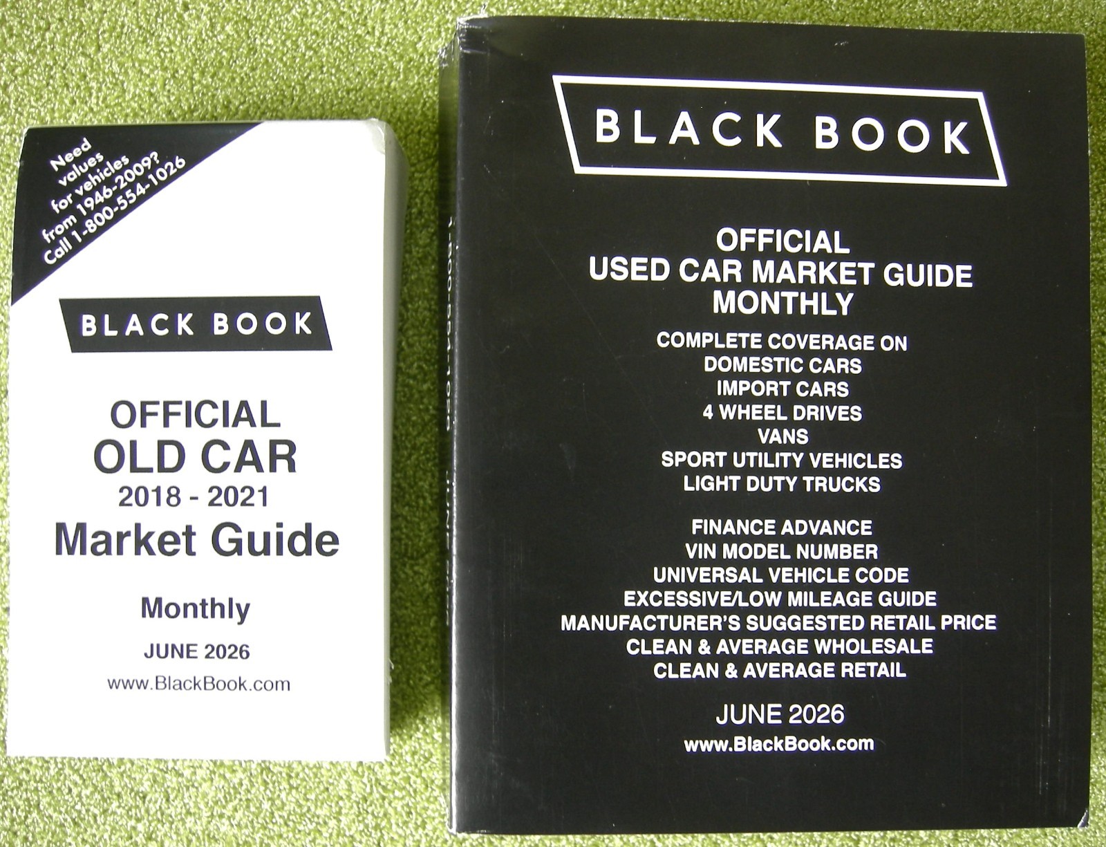 Black Book Official Used Car Market Guides JUNE 2026 – 2 BOOKS!