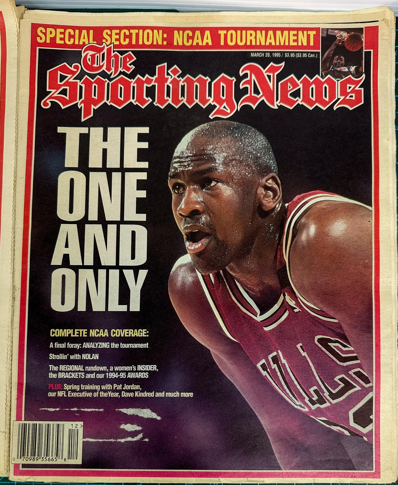 Vintage 1993 95 The Sporting News Magazine March June Michael Jordan Bulls NCAA