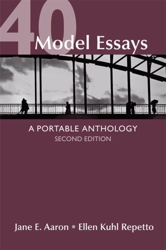 40 Model Essays: A Portable Anthology – 9781457610240, Jane Aaron, paperback