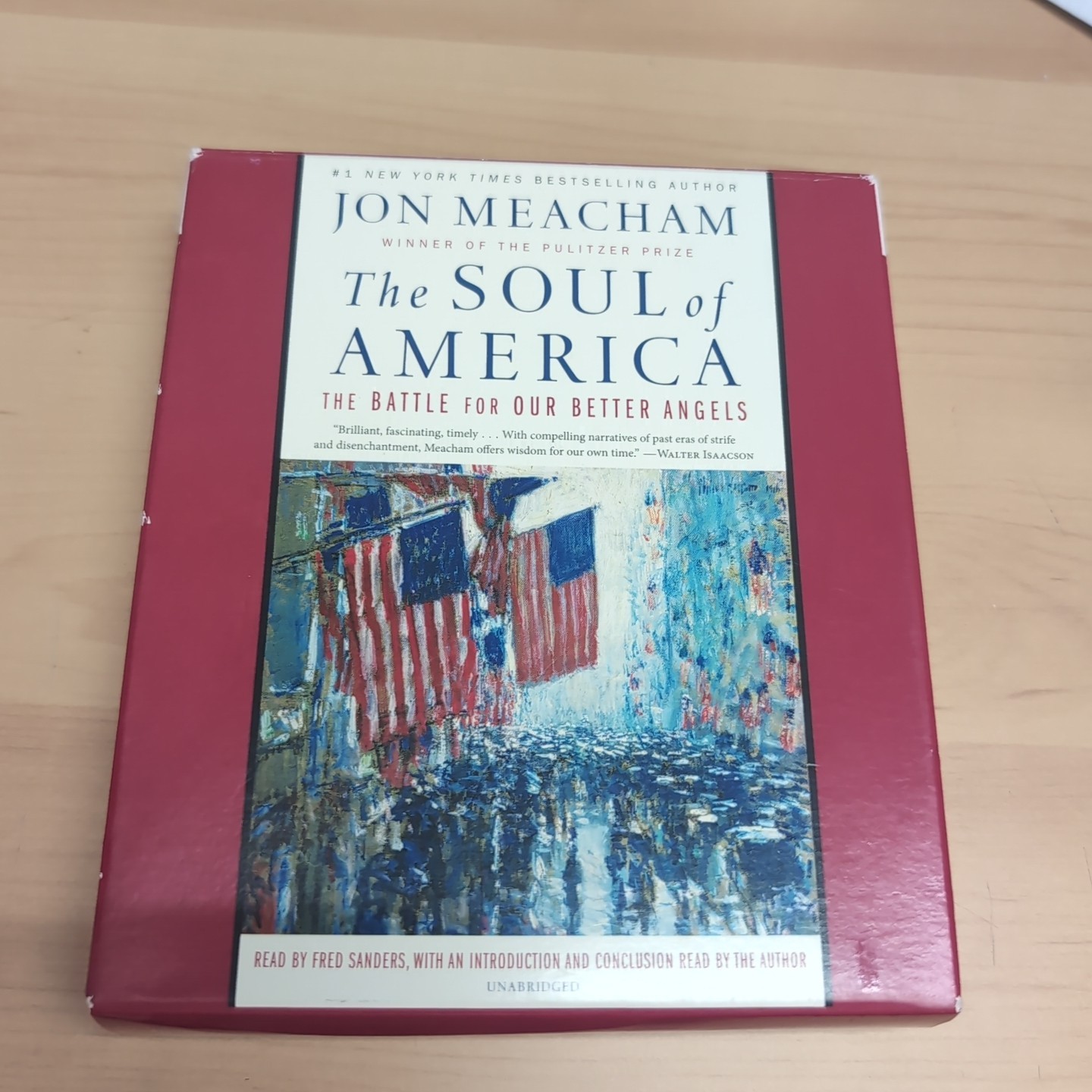 Soul of America : The Battle for Our Better Angels by Jon Meacham (2018 9 CDs)