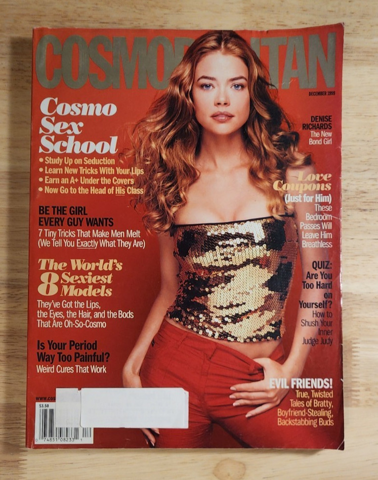 Cosmopolitan Magazine Denise Richards, December 1999