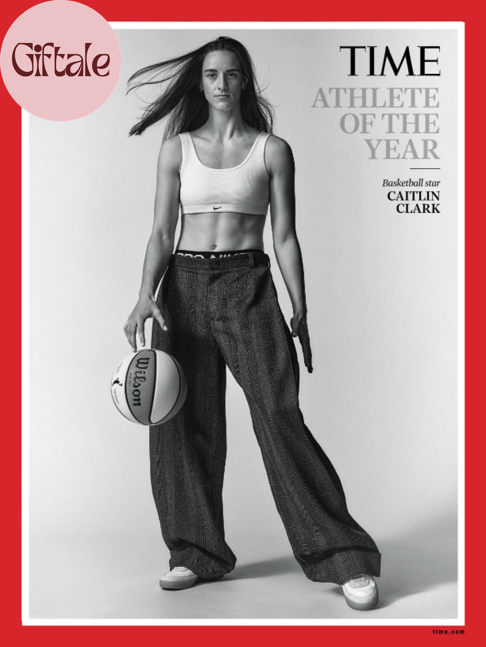 TIME Magazine 2024 Athlete of the Year Caitlin Clark: Issue Dated 30/12/24, Euro