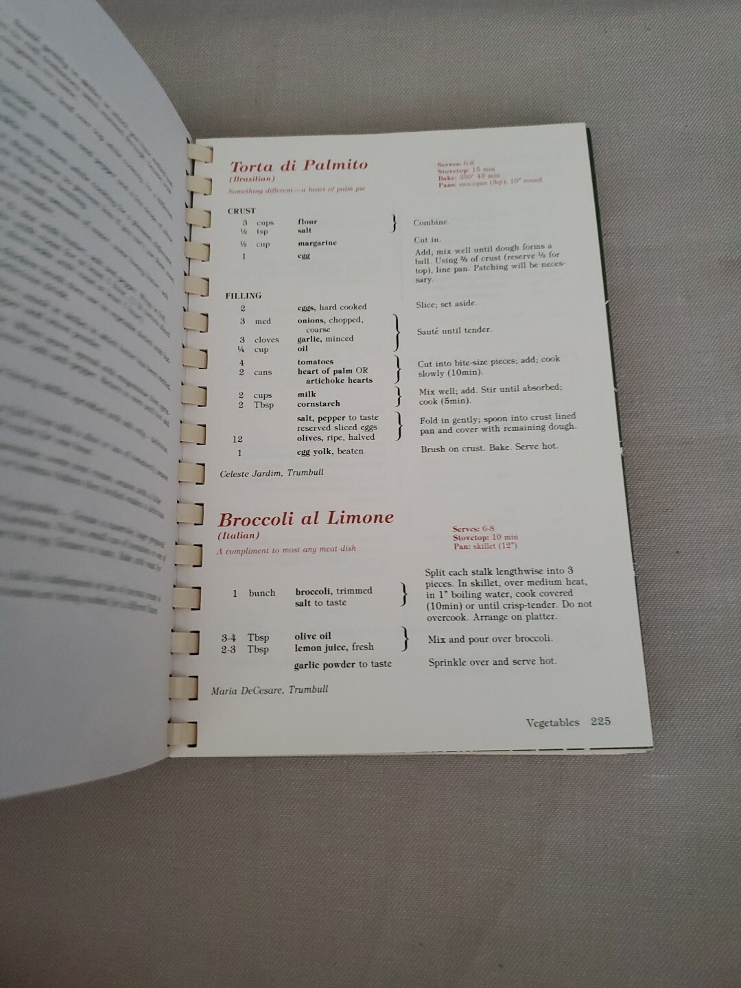 Our Special Blend Cookbook Easter Seal Vintage (Spiral Bound, 1984)