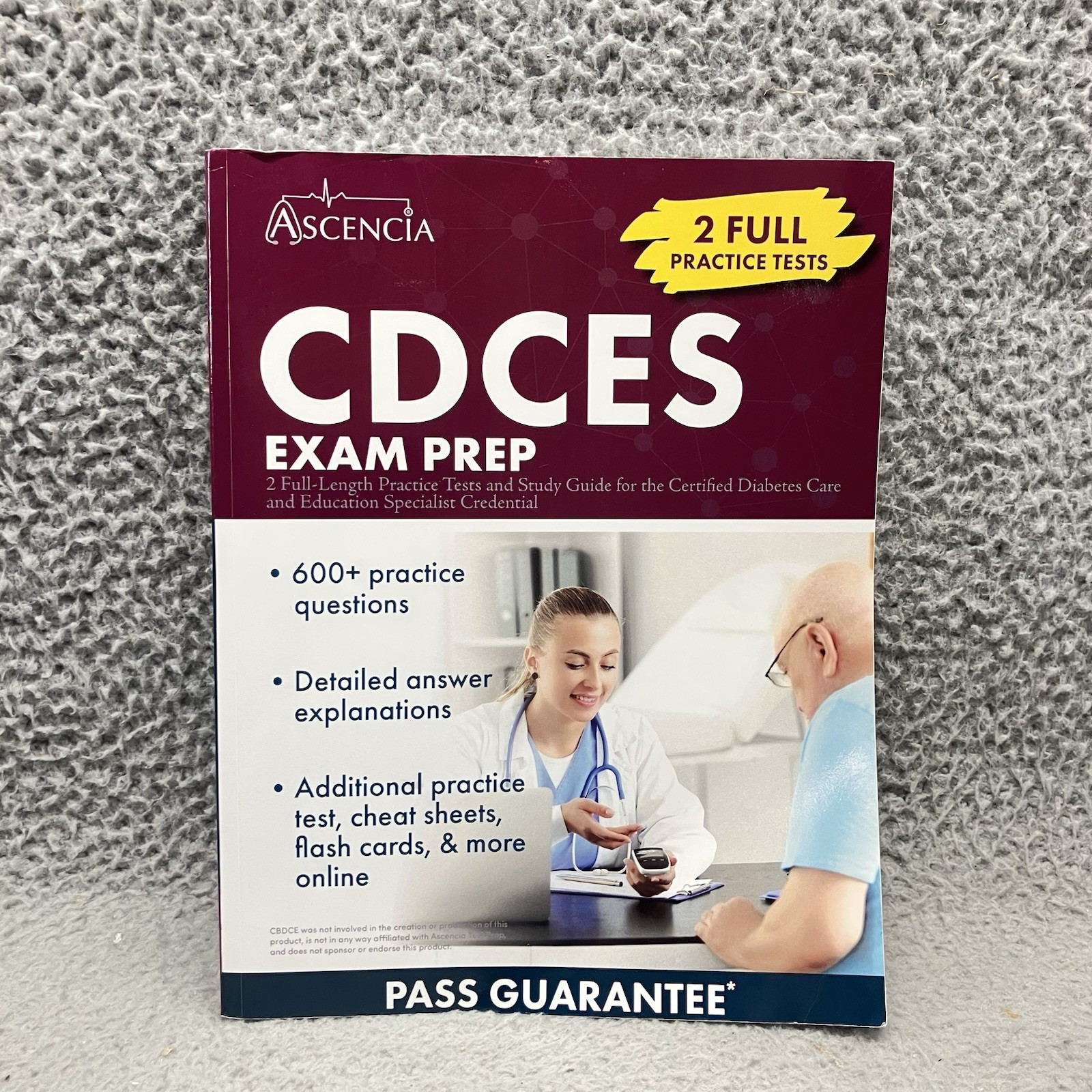 CDCES Exam Prep: 2 Full-Length Practice Tests & Study Guide Certified Diabetes..