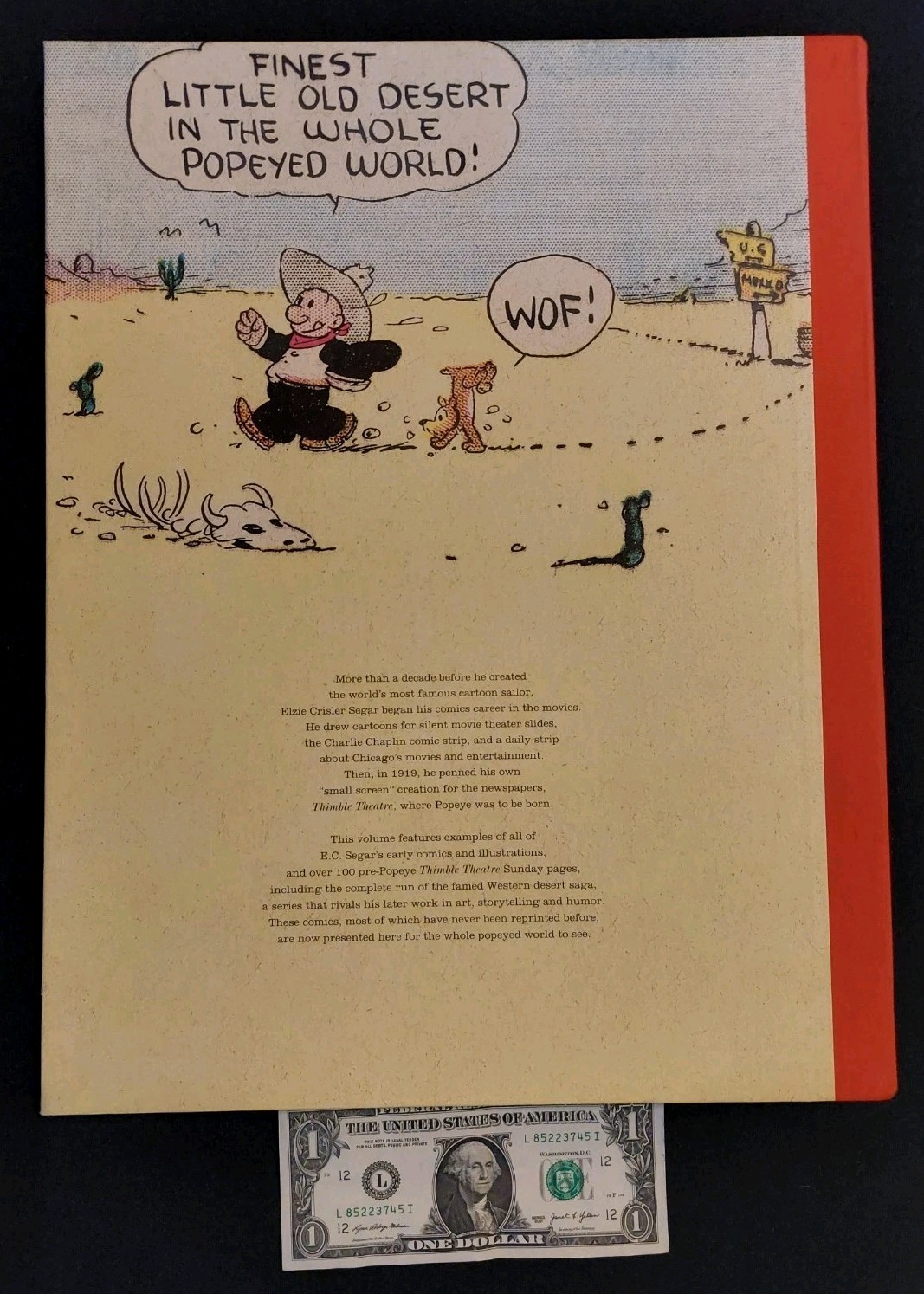 THiMBLE THEATER & THE PRE-POPEYE COMICS of E.C. SEGAR. HC. 1ST PRINTING LG FORMT
