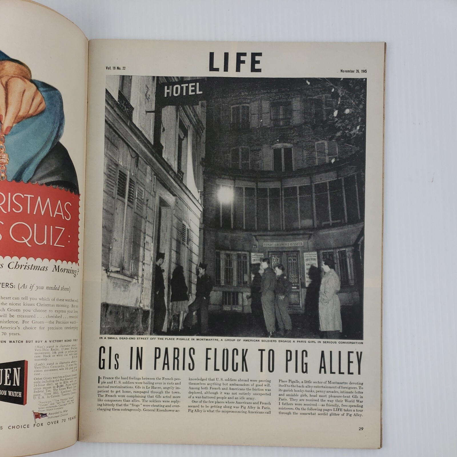 Life Magazine November 26 1945 VINTAGE Ads, History, Jackie Robinson, Photos