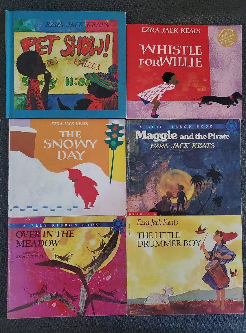 Vintage Lot 6 EZRA JACK KEATS Children Picture Books