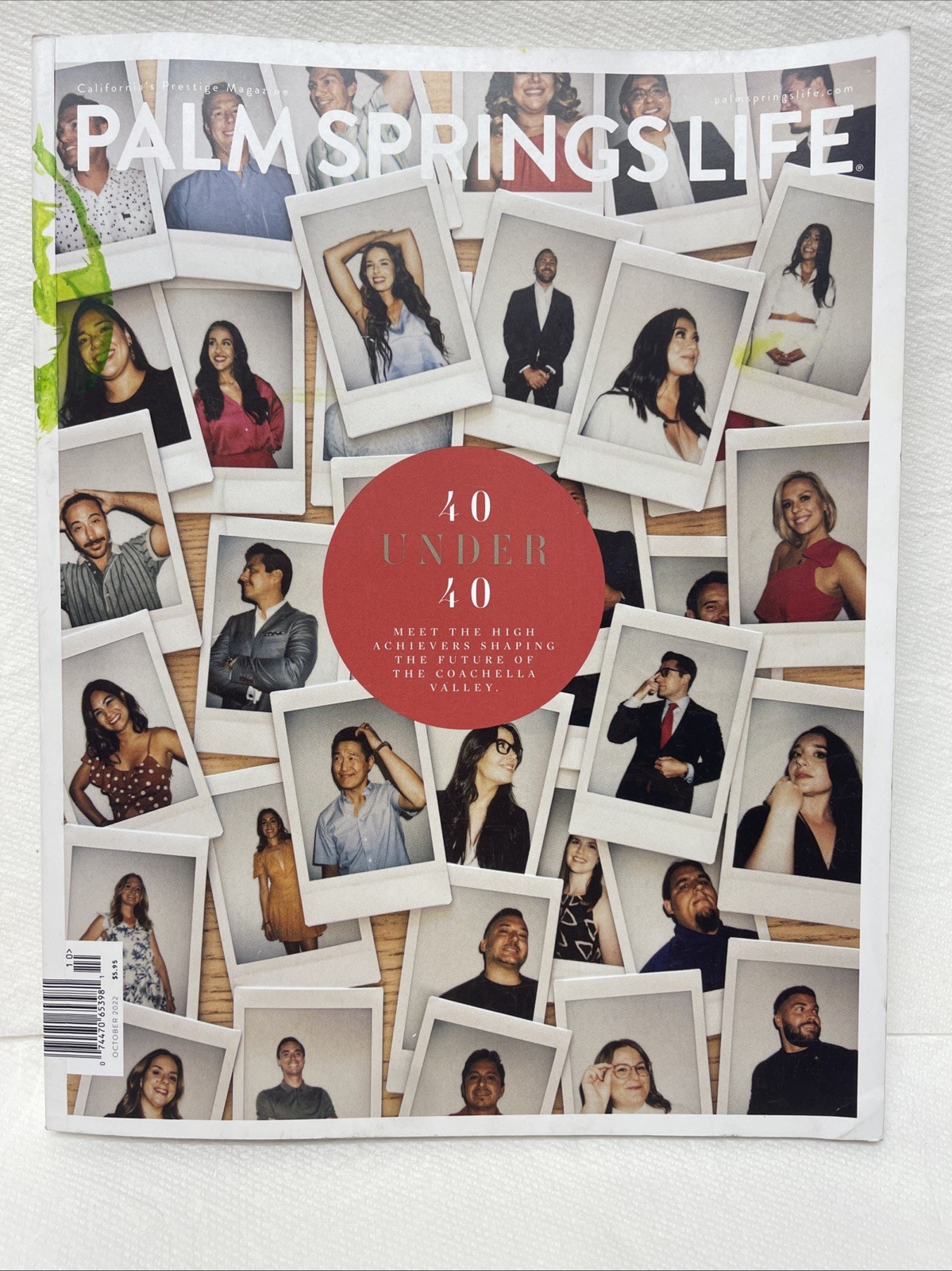 PALM SPRINGS LIFE Magazine – “40 Under 40” October 2022
