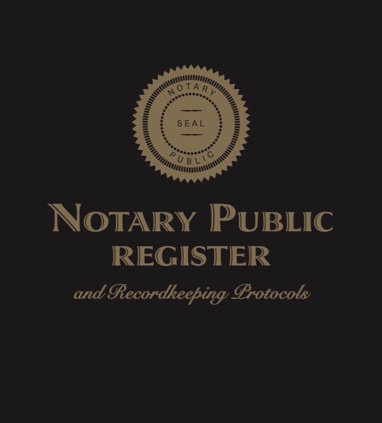NOTARY 2023 NYS SOS-MANDATED Register Record Book Ledger Journal Log By PIOMBINO