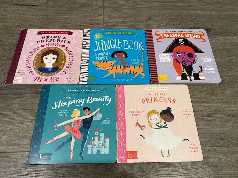 BABY LIT BOARD BOOKS – PRIMERS BOOK SERIES – 5 Board Books