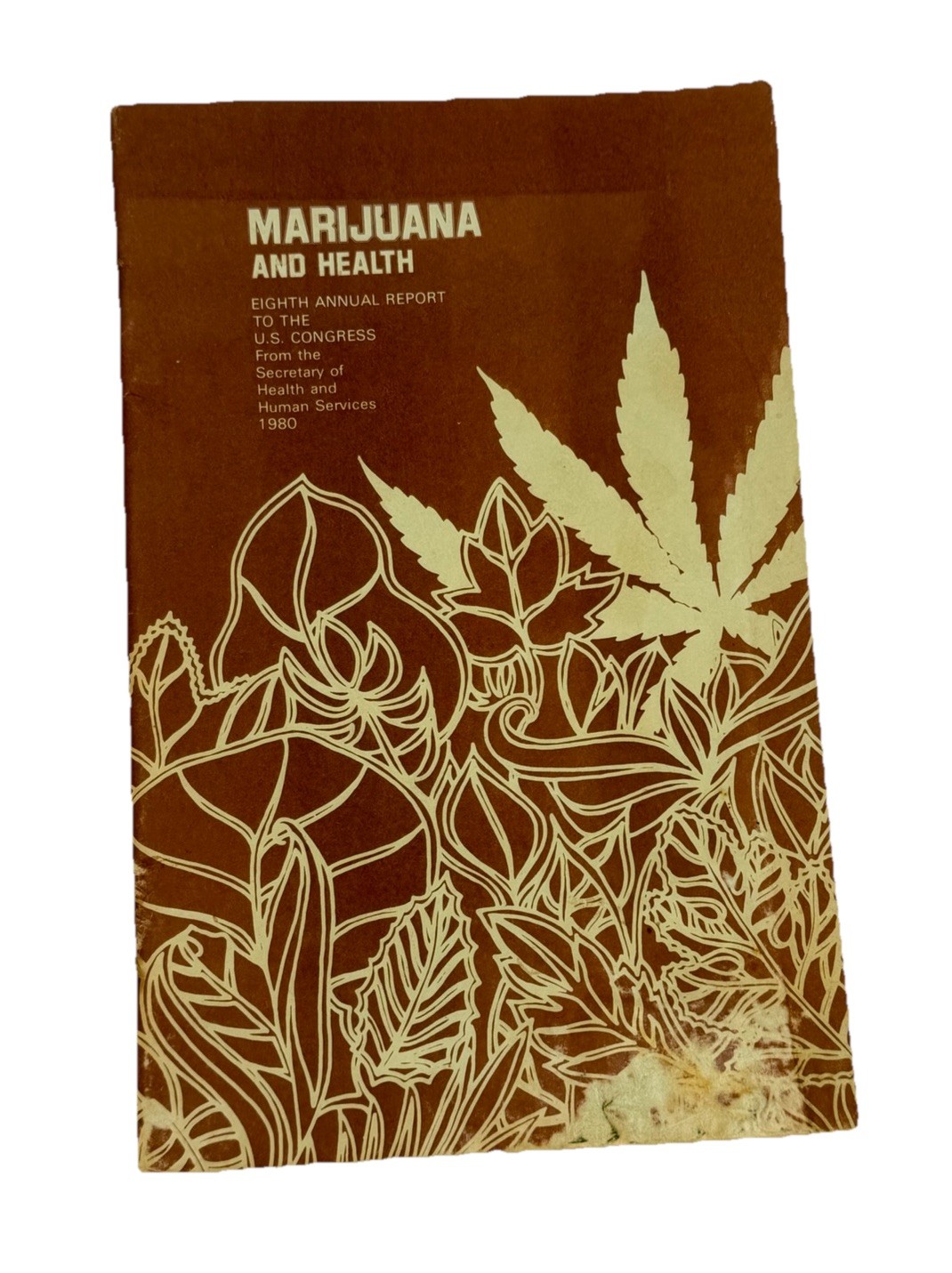 Vintage 1981 Marijuana And Health US Congress 8th Report Info Taboo Booklet RARE