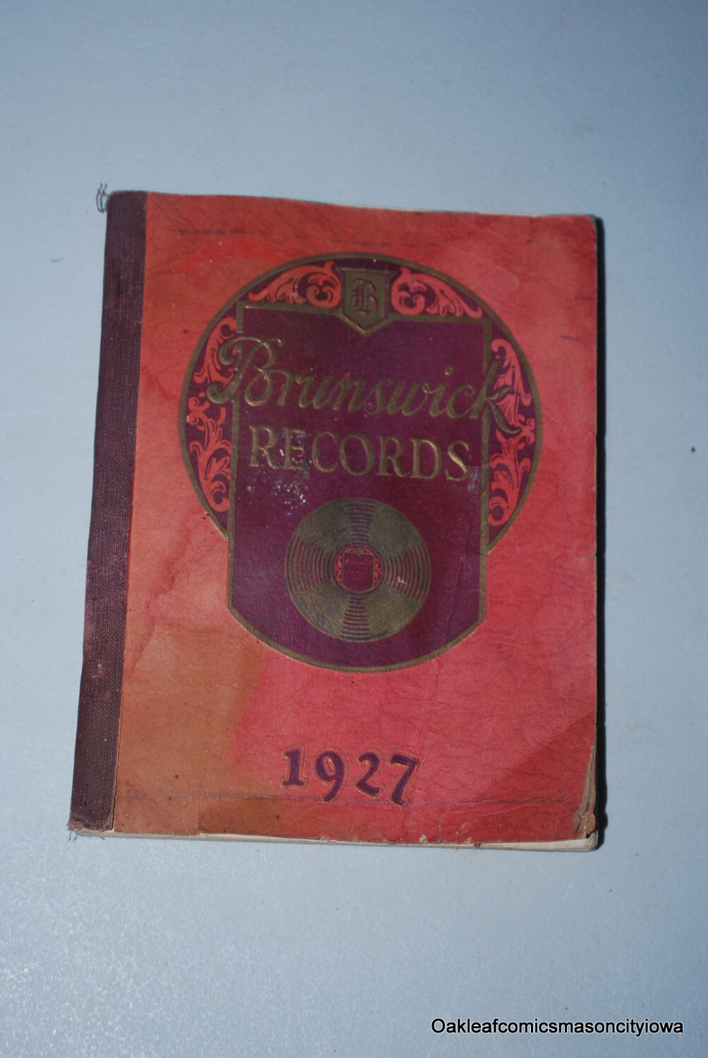 Vintage 1927 Brunswick Record Book 220 pages of vintage records!
