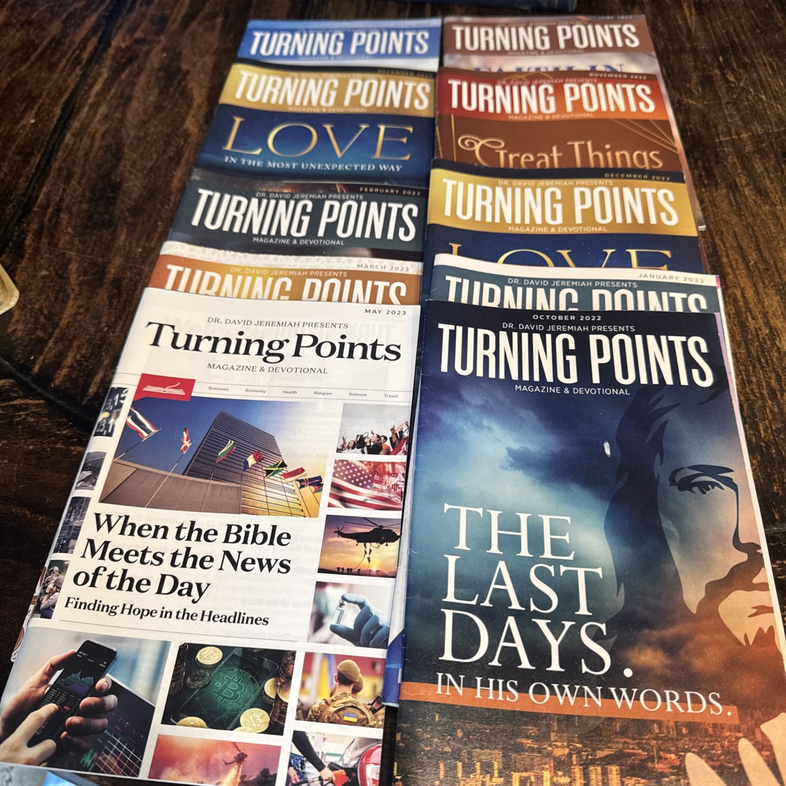 Turning Points Magazines (7 magazines July-December + Feb) 2025 David Jeremiah